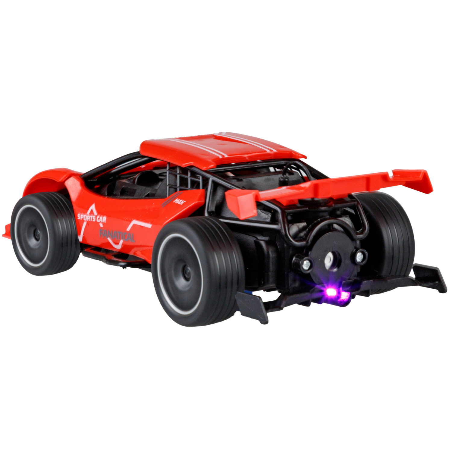 Машинка на пульте управления с паром и светом 1TOY Драйв Спорткар, спортивная, гоночная игрушечная машина