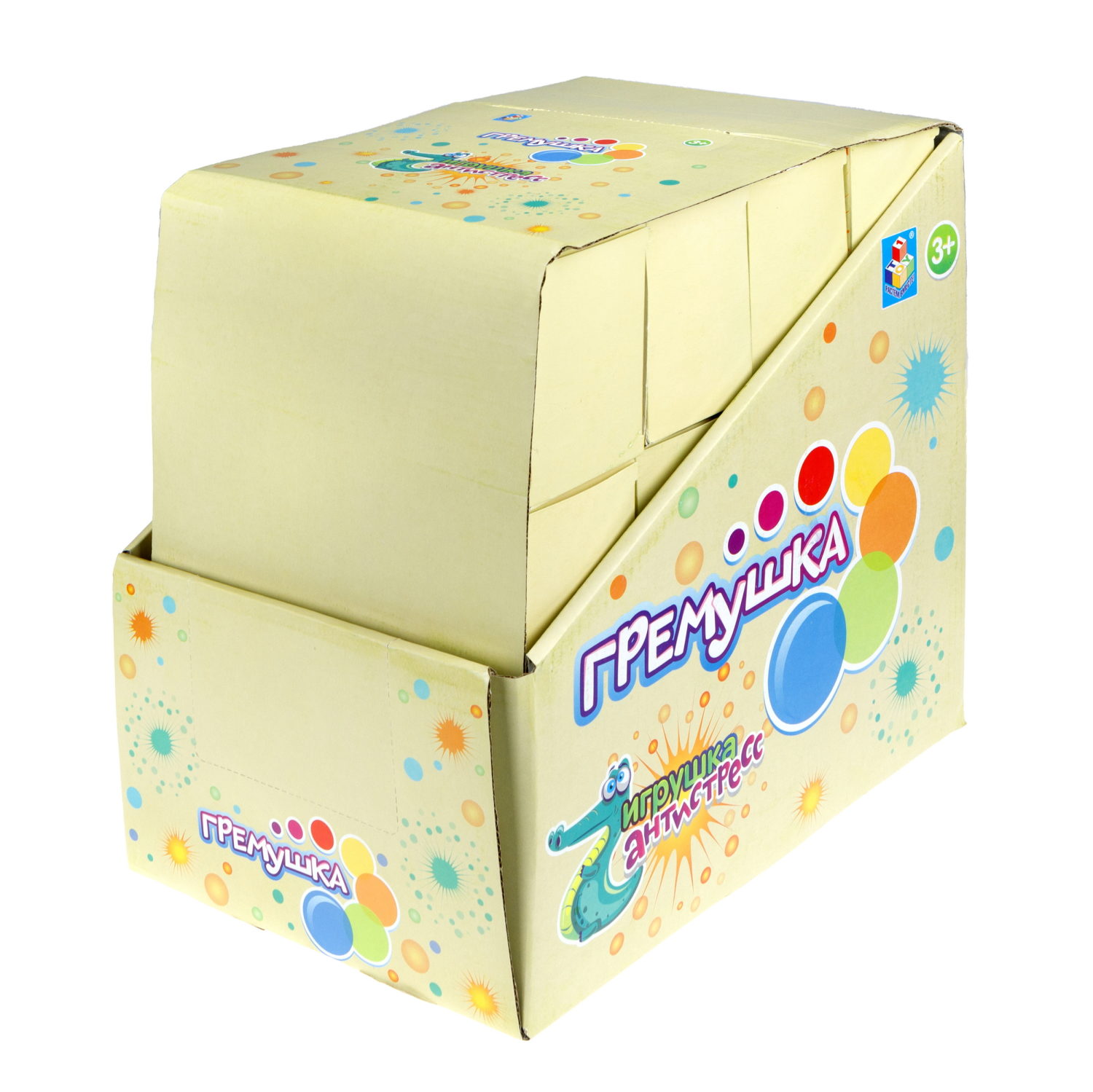 Крокодил 1TOY Гремушка 