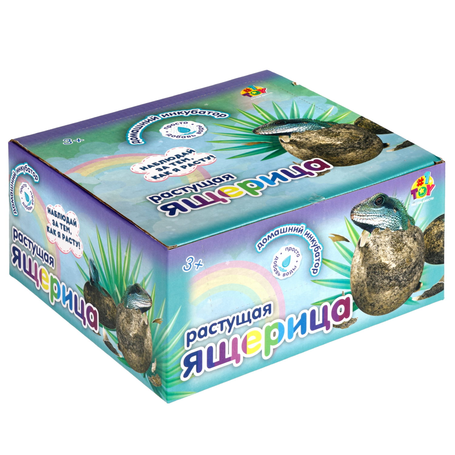 Набор для выращивания 1TOY Домашний инкубатор, растущая игрушка Ящерица