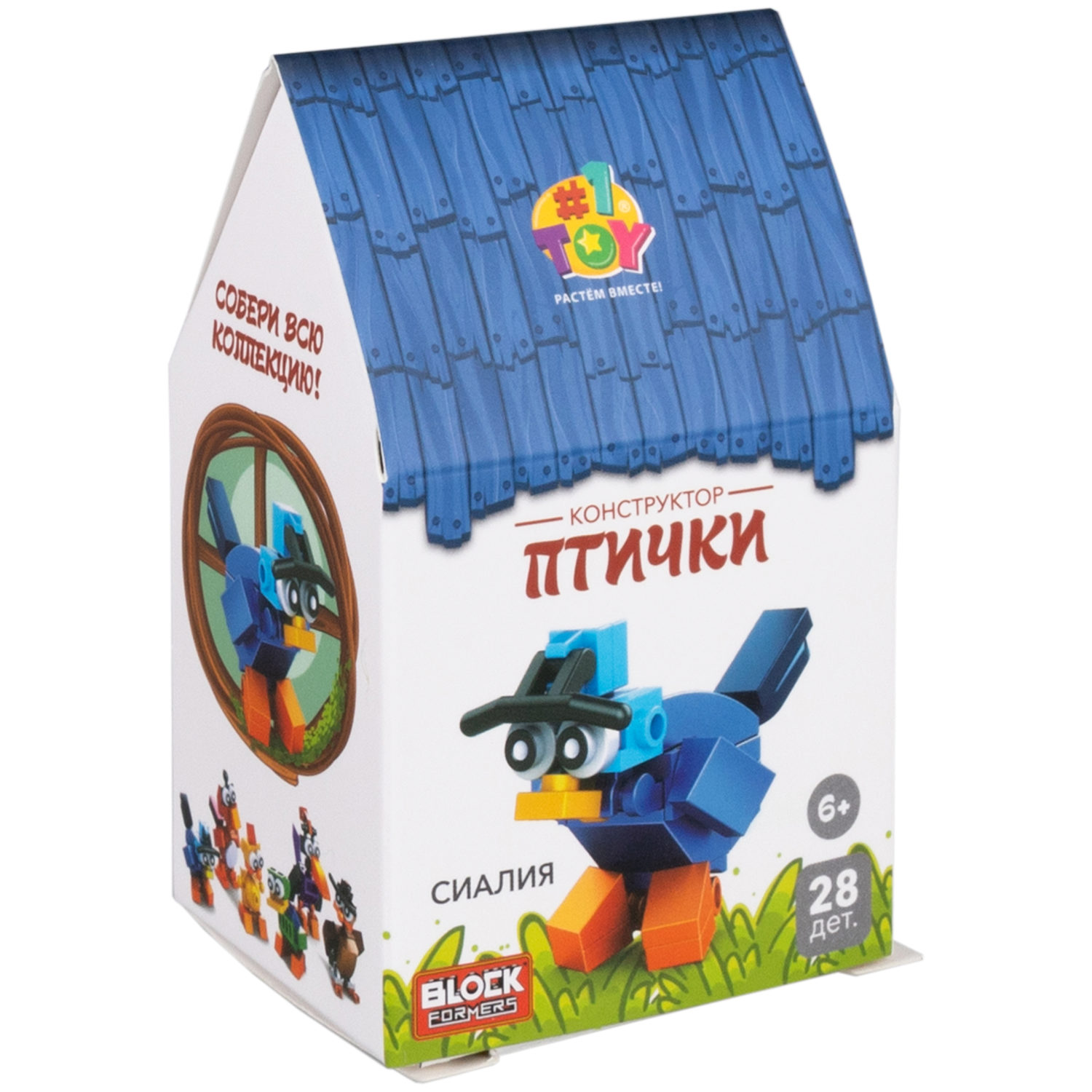1Toy Blockformers "Птички", в ассортименте 6 видов