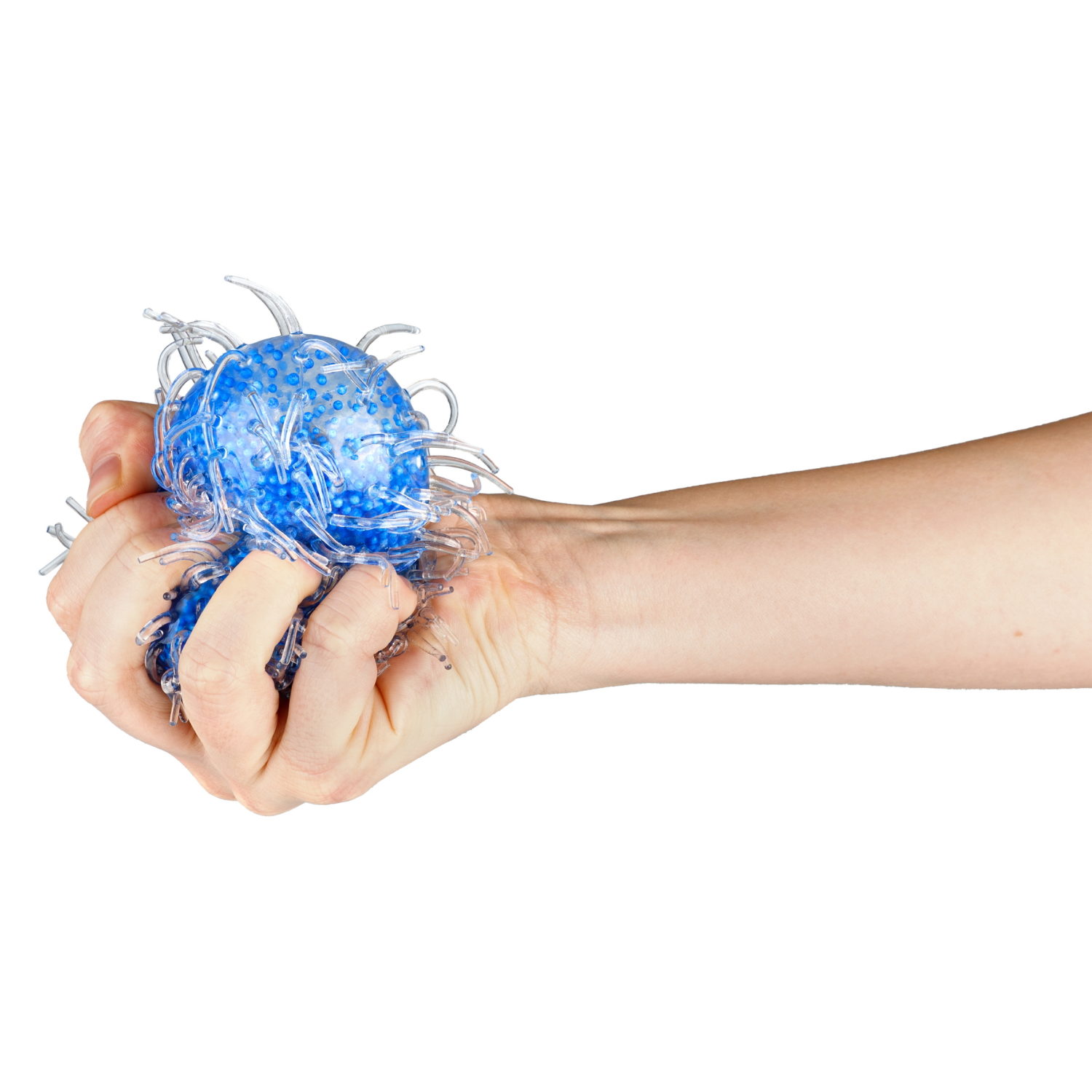 1toy Жмяка, шар с мелкими шариками, 8 см, 3 вида в ассортименте