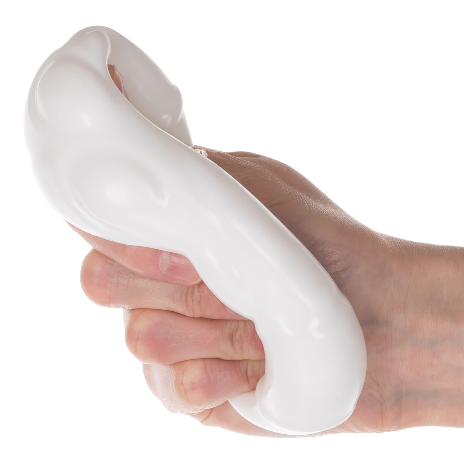 Игрушка-антистресс 1TOY Крутой замес Залиплющ, Дай лапу, таба лапка, белая