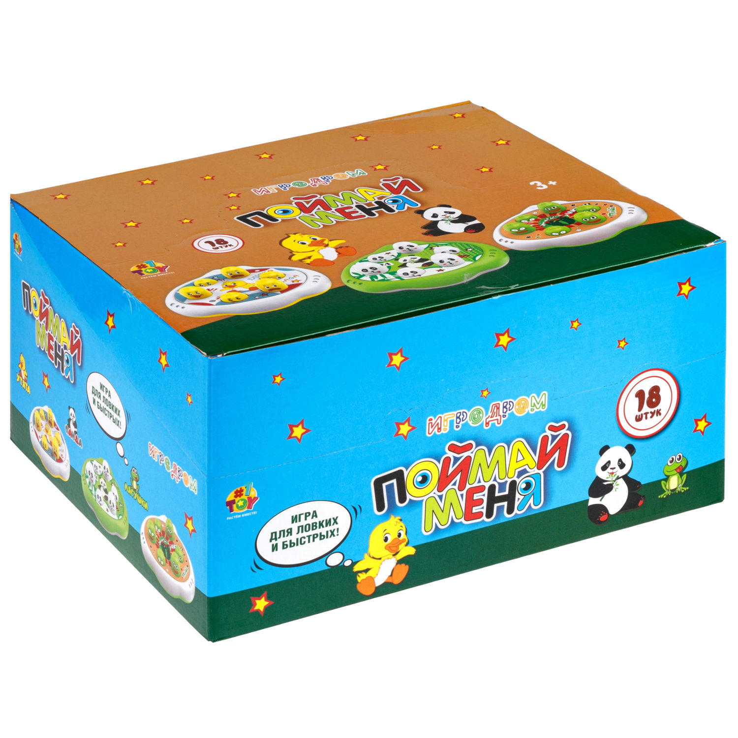 Настольная игра 1TOY Игродром Поймай меня, мини, в ассортименте