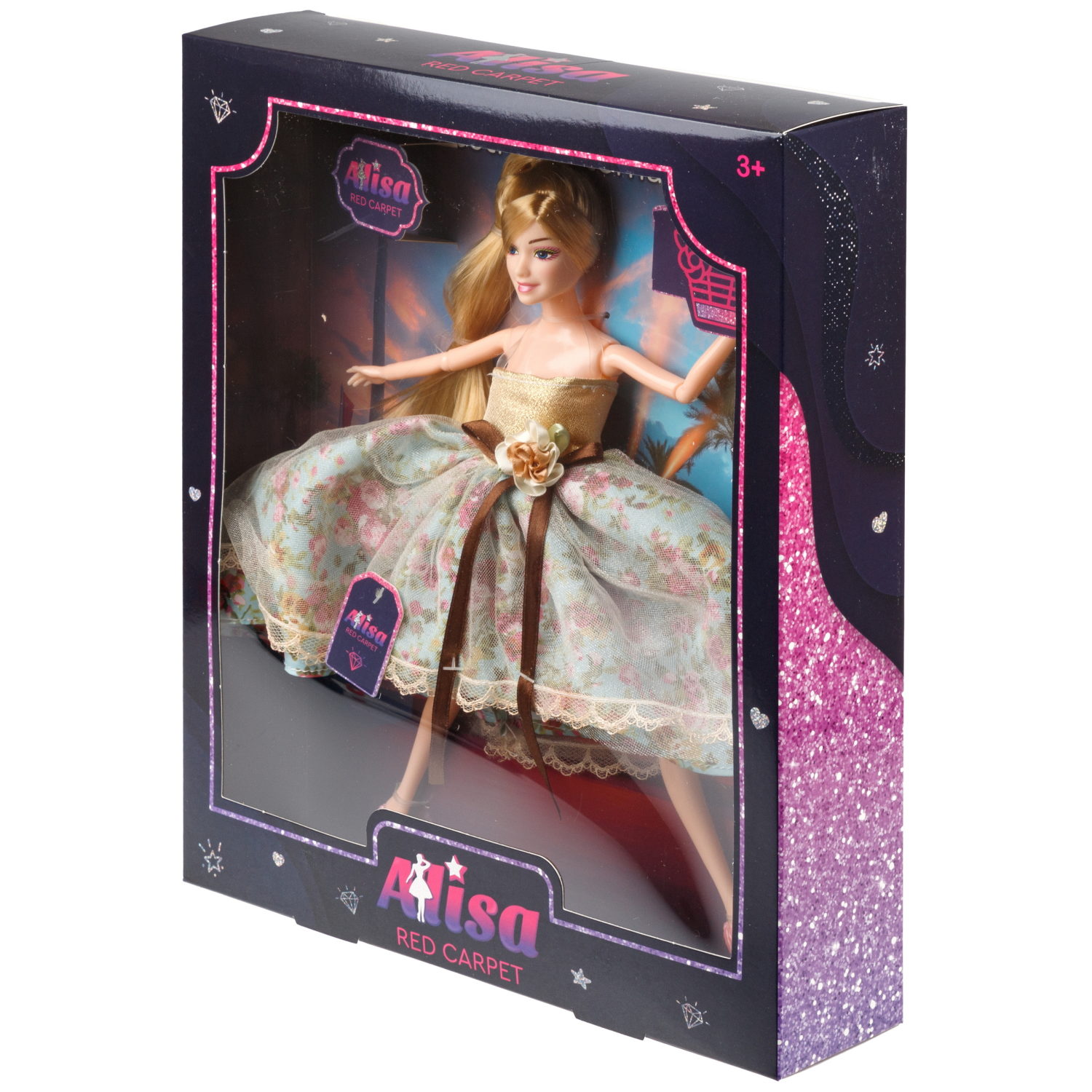 Кукла Alisa Red Carpet в пышном платье, с аксессурами, 29 см