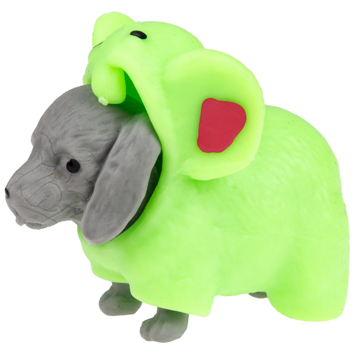 1toy "Прокачка для собачки", тянущиеся собачки в костюмчиках, мини 3,5*3,5*4 см д/б 24 шт