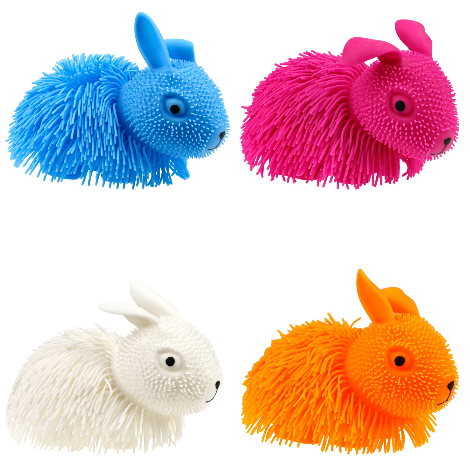 Игрушка-антистресс для рук 1toy Йо-Ёжики, "Кролик" 20 см, 4 цвета в ассортименте