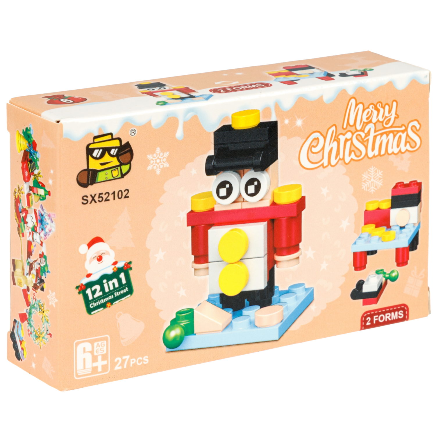 Конструктор 1TOY Blockformers С Новым годом! 12 видов, от 23 до 29 деталей