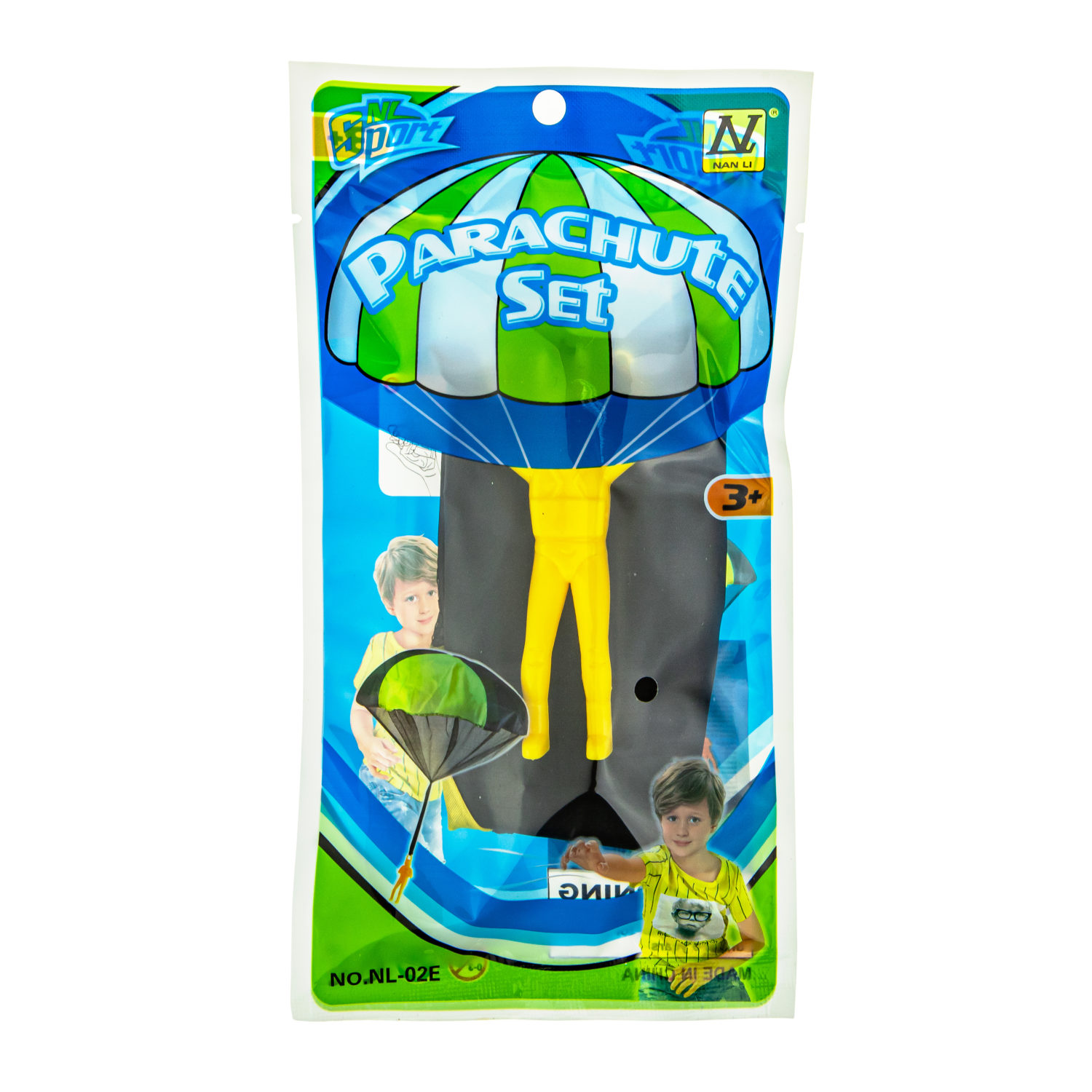 Игрушка парашютист в пакете