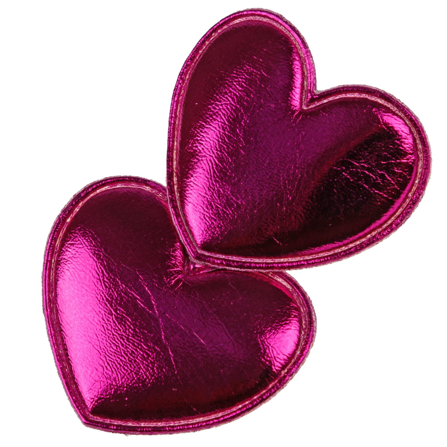 Заколки для волос Lukky Fashion Сердечки, детские, для девочки, зажимы, 4 цвета в ассортименте, набор 2 шт.