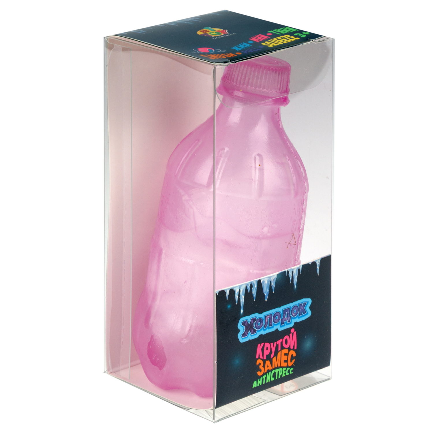 Антистресс-игрушка с эффектом охлаждения 1TOY Крутой замес Холодок бутылка, 11х5,5 см, в ассортименте