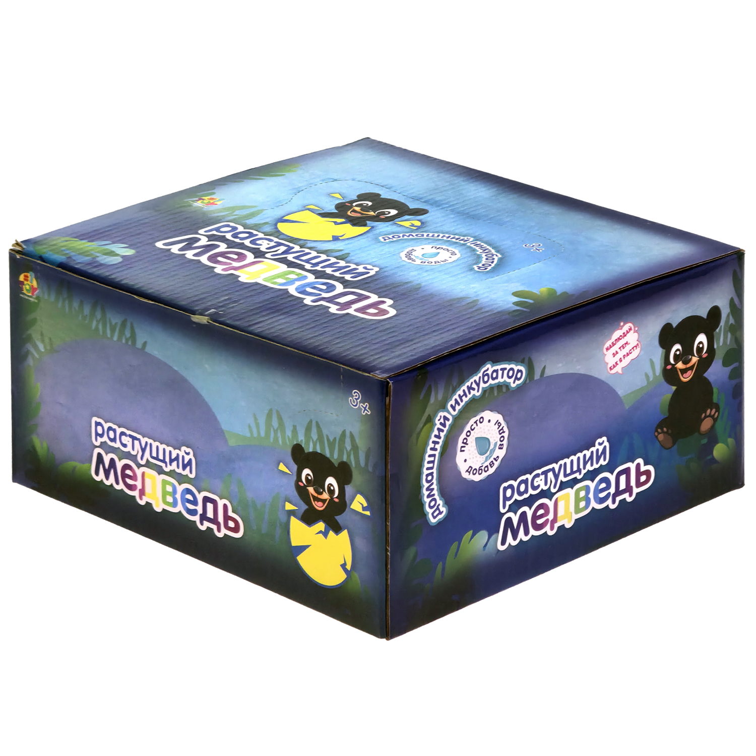 Набор для выращивания 1TOY Домашний инкубатор, растущая игрушка Медведь