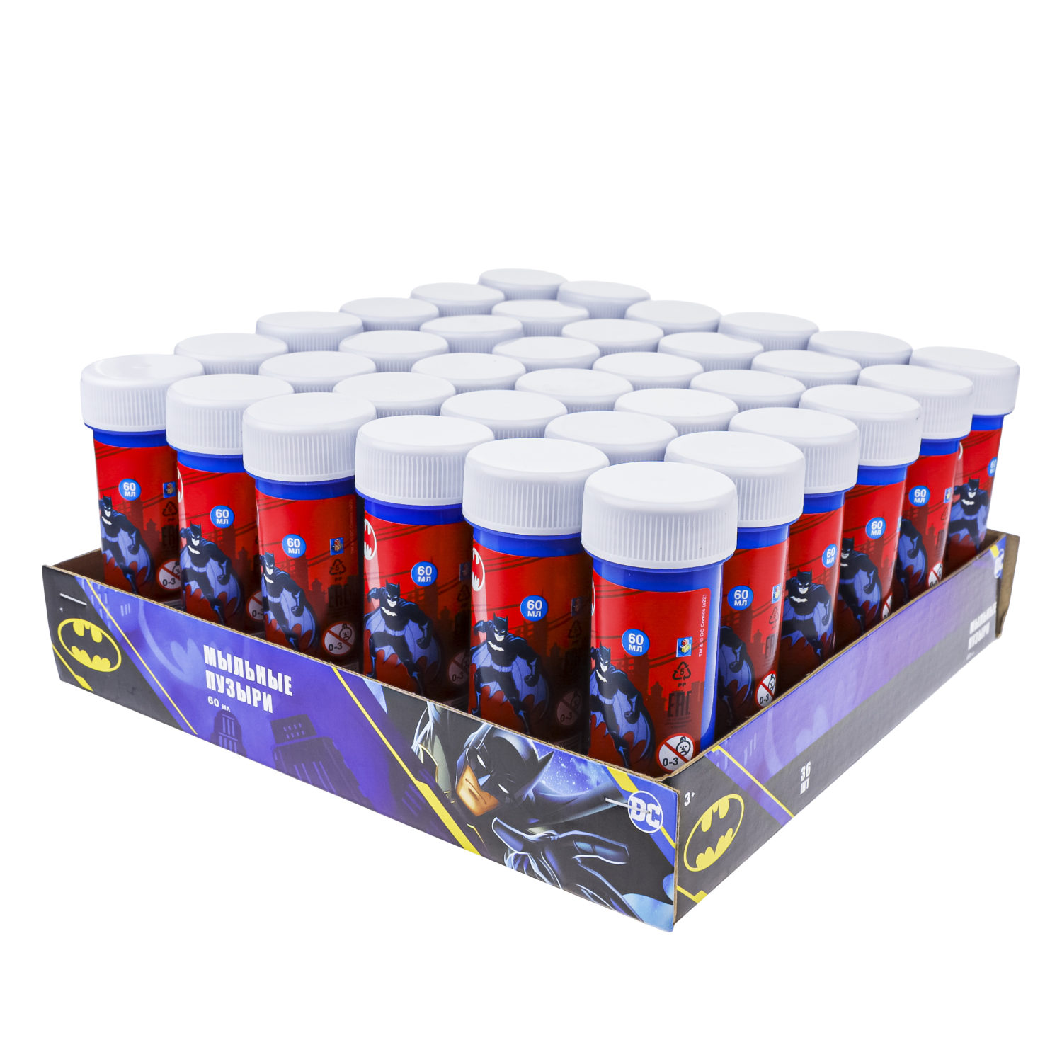 Мыльные пузыри 1TOY Batman, 60 мл