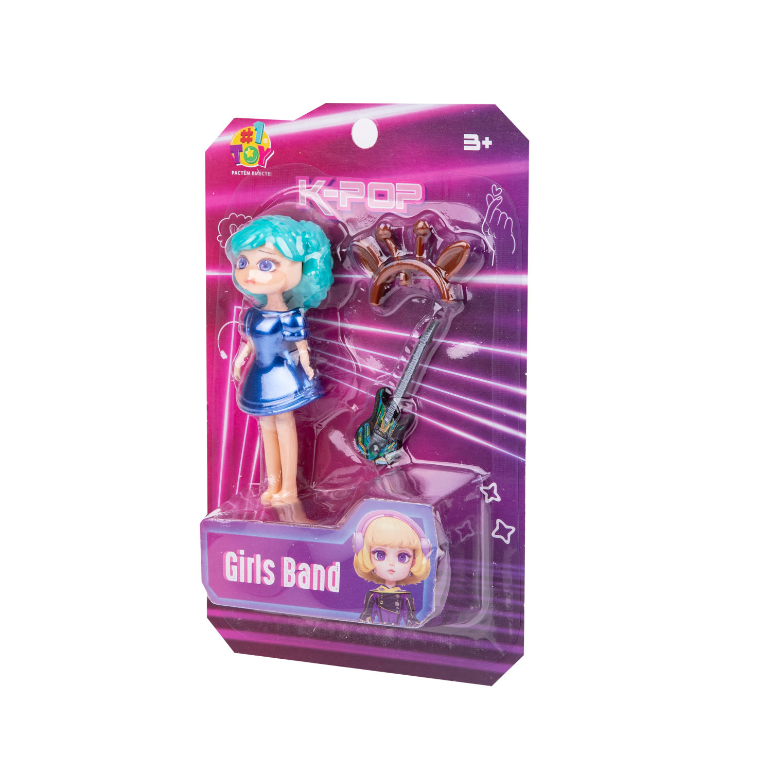 1TOY K-POP Girls band Кукла с муз.инструментом и аксессуарами, в асс.12 видов