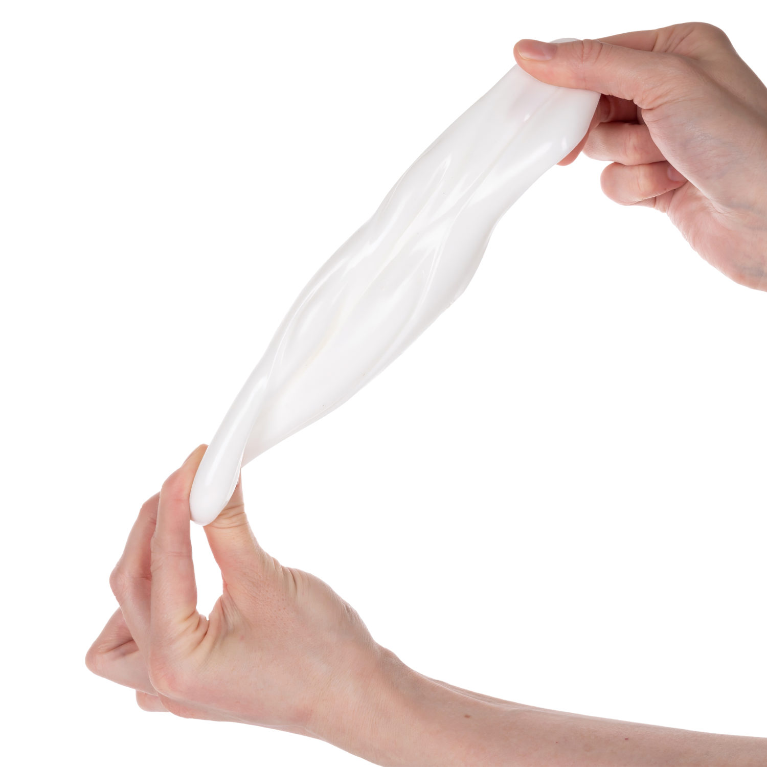 Игрушка-антистресс 1TOY Крутой замес Залиплющ, Дай лапу, таба лапка, белая