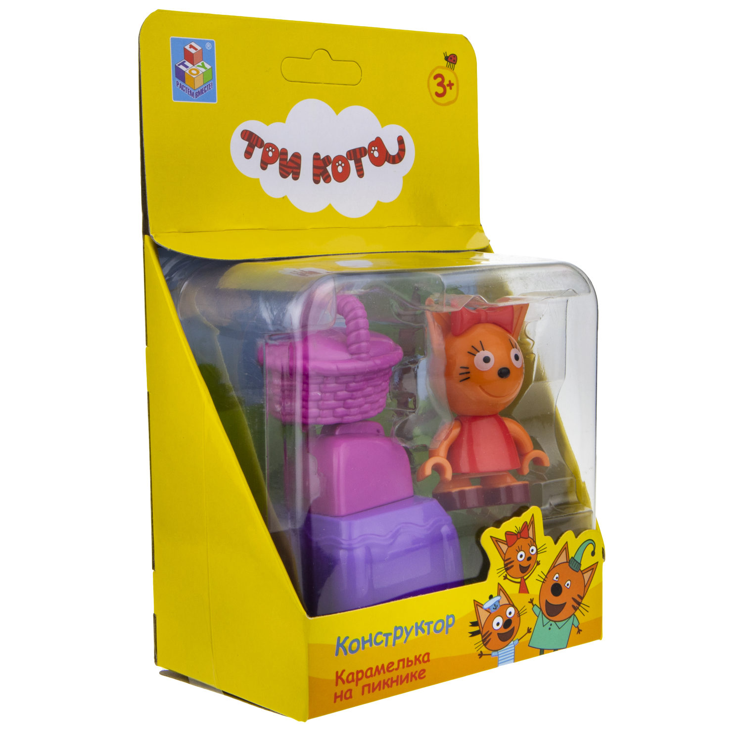 Конструктор 1TOY Три кота "Карамелька на пикнике"