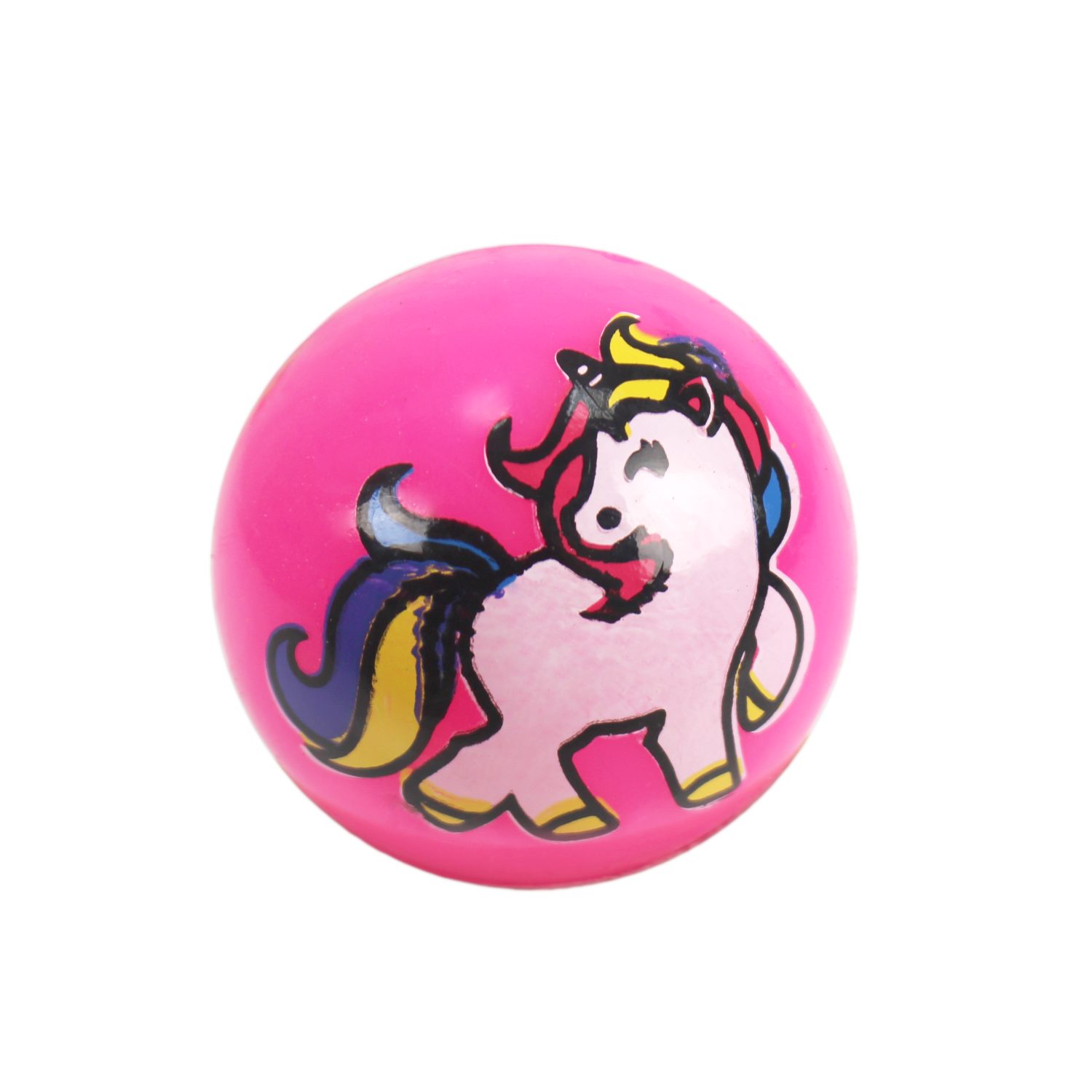 Мячик-прыгун со светом 1TOY Единорог,  5,5 см