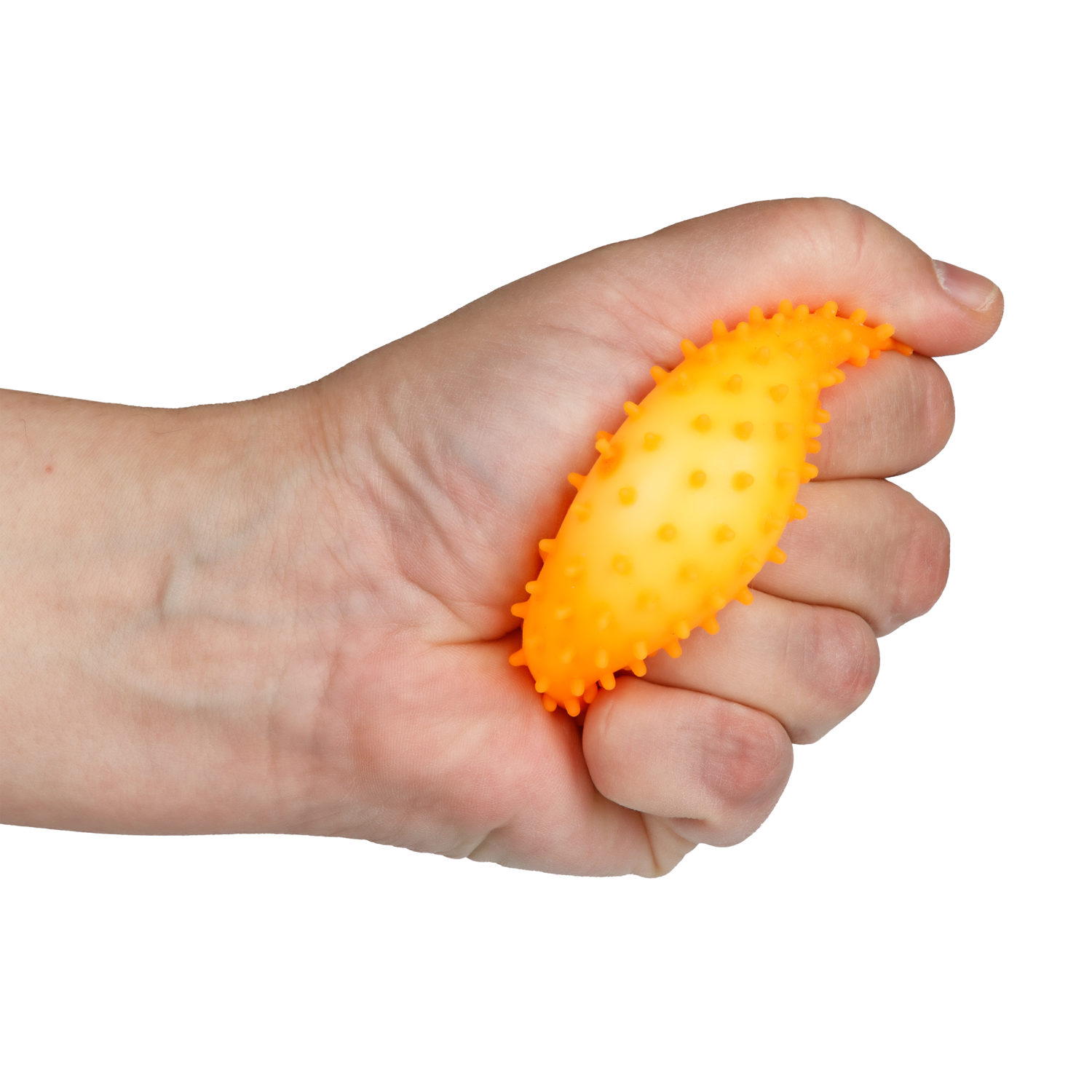 Игрушка-антистресс для рук 1TOY Крутой замес Колючка, оранжевая, 5 см
