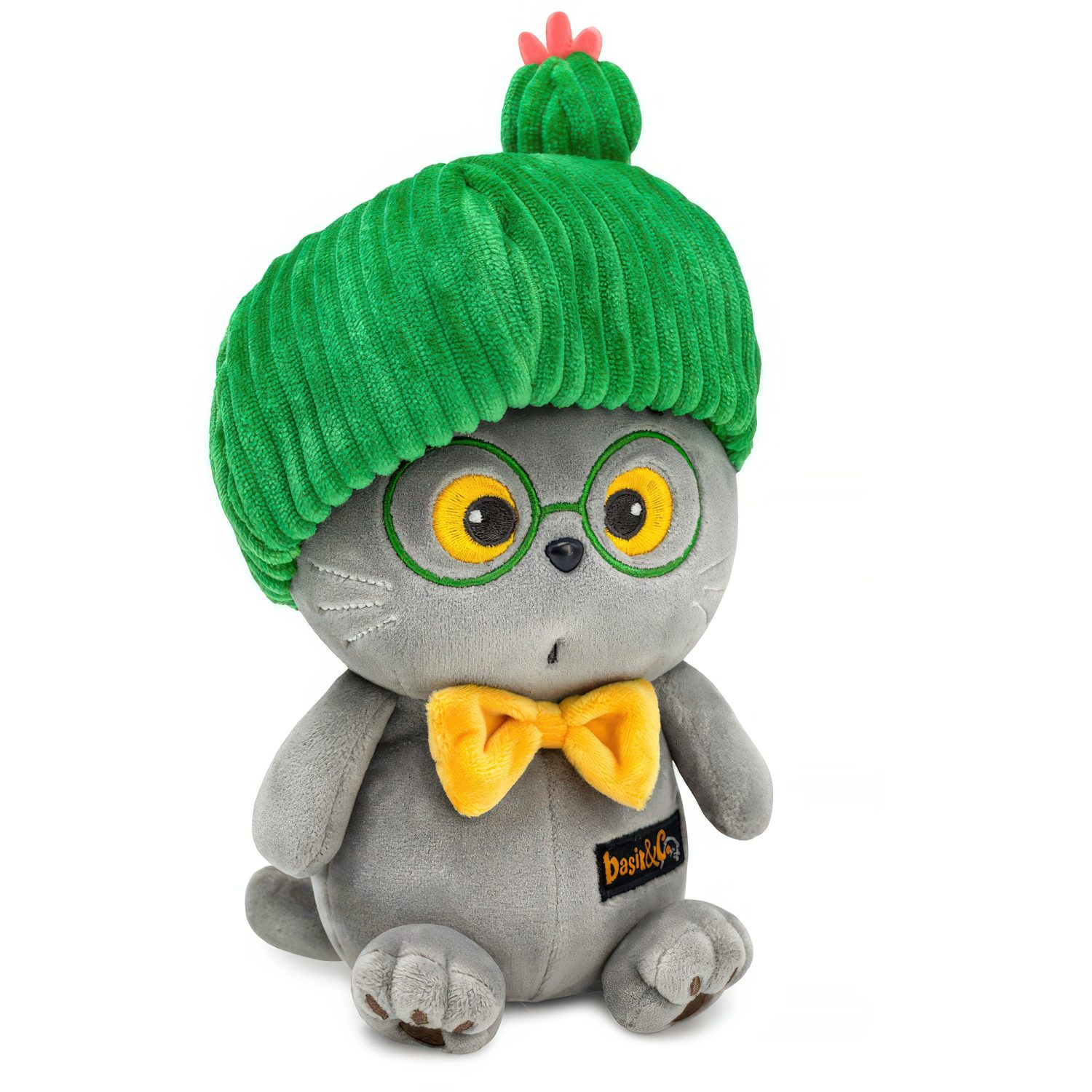 KsE-002 Игрушка Кот Басик "Ботаник"
