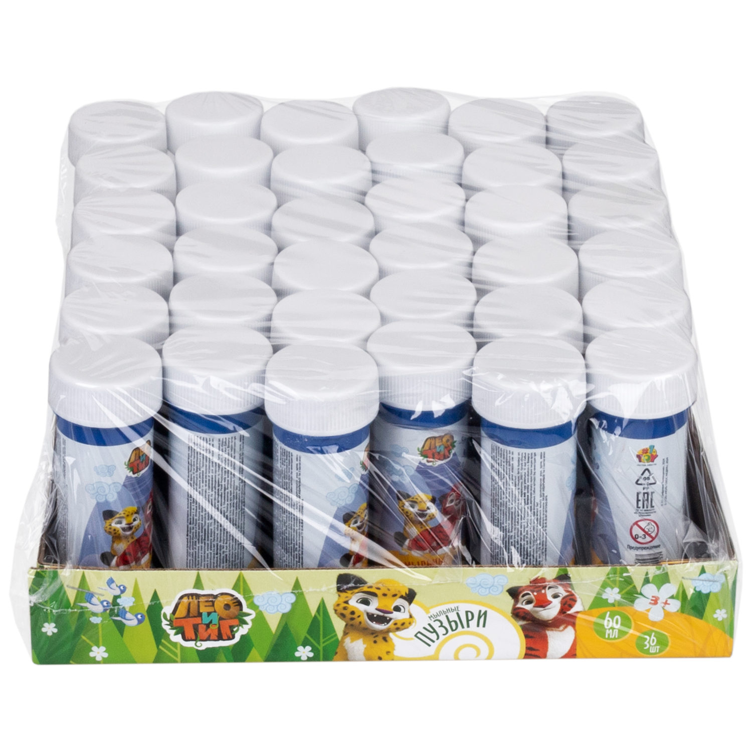 1TOY Лео и Тиг, мыльные пузыри, 60 мл