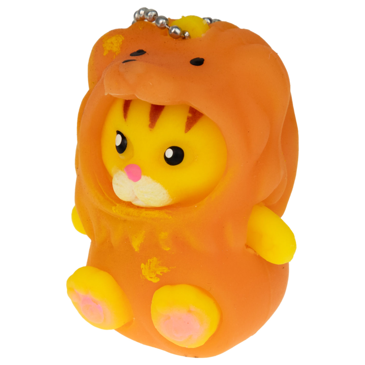 Игрушка антистресс для рук 1TOY Маскарад для зверят, мягкая, резиновая, сквиш, жмякалка, мялка, брелок детский, для взрослого, 12 видов в ассортименте