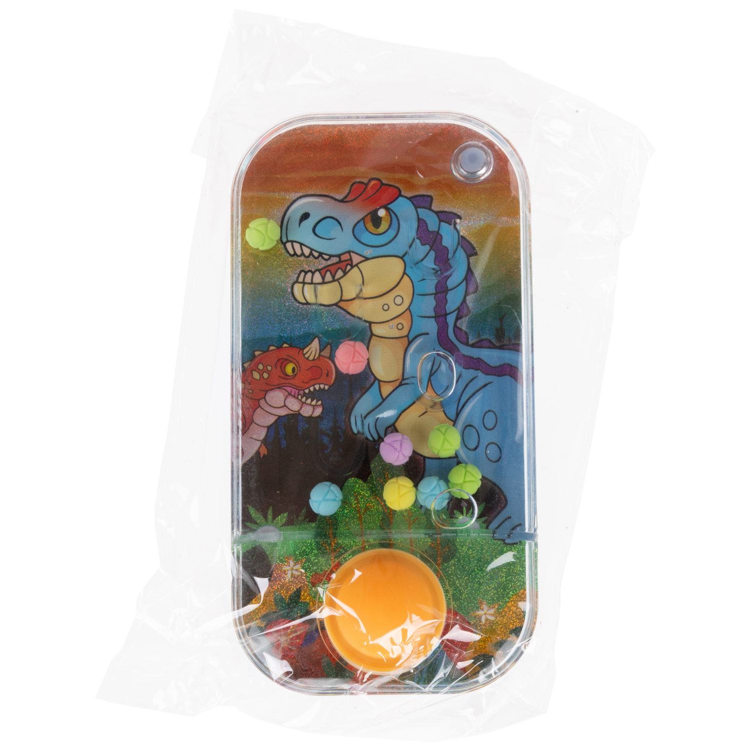1TOY Игра с водой забрось мячики динозавры, 3 вида в ассортименте
