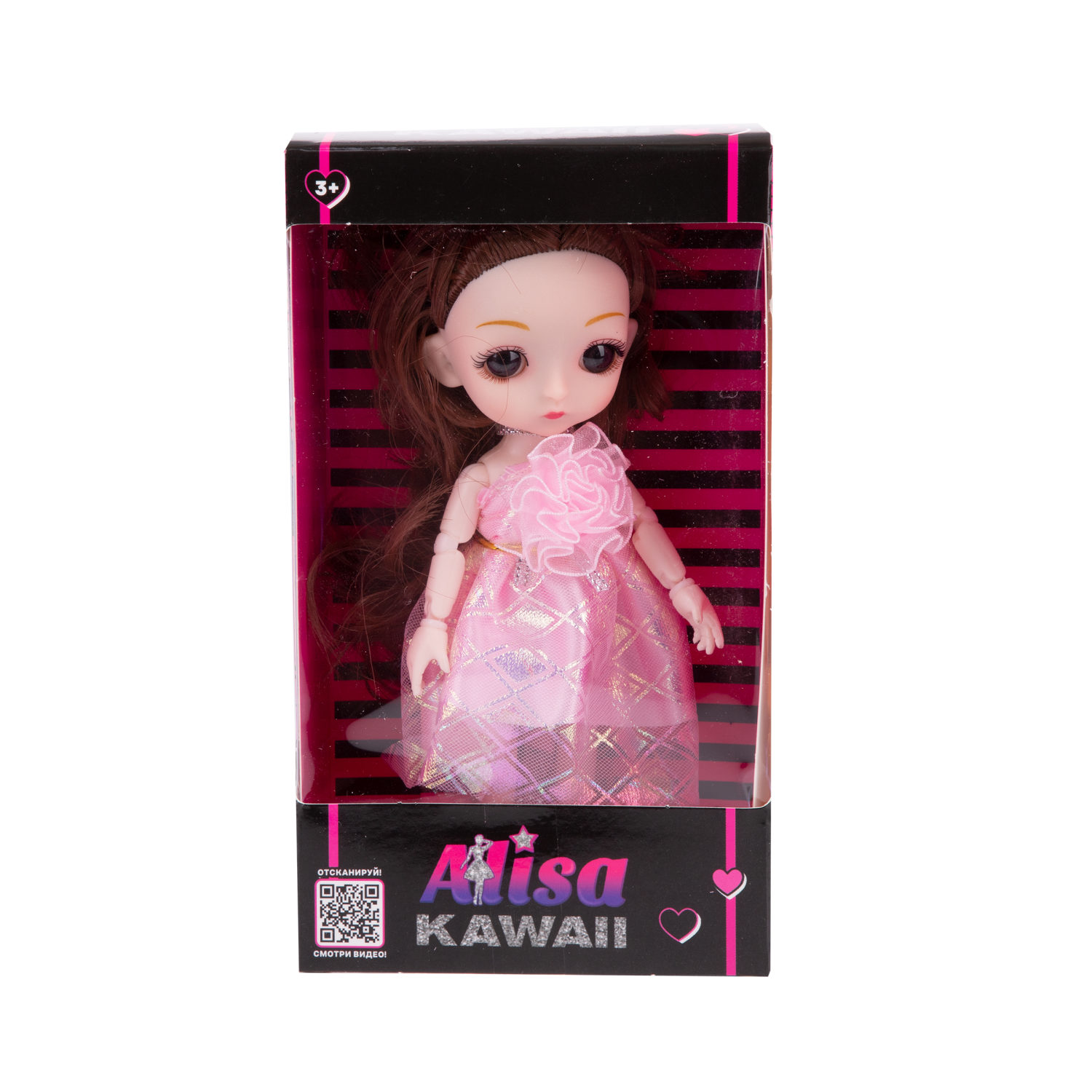 Alisa Kawaii mini. Кукла 15 см, 2 вида в асс., в кор. 10х17,5х5 см