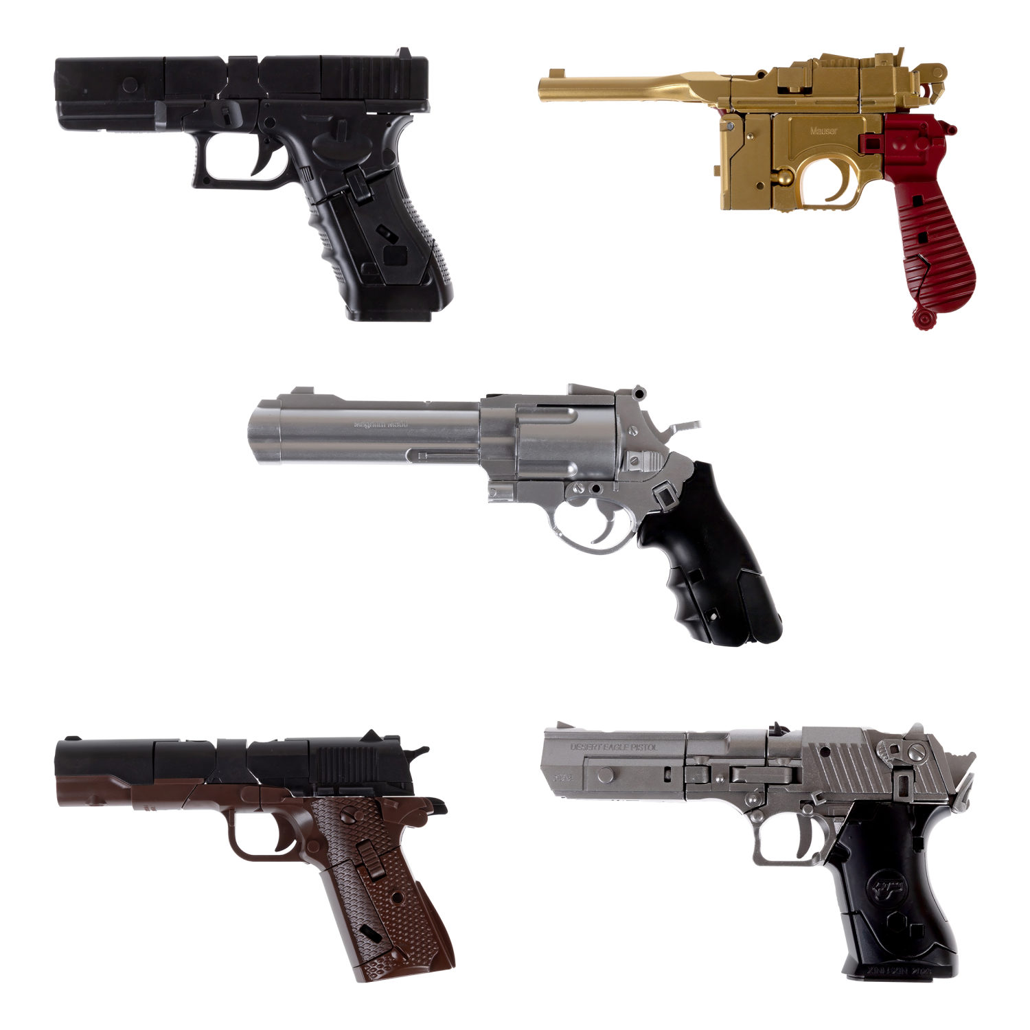 Трансботы 1TOY «Легендарный арсенал» (в асс. 5 видов, из 5 шт. собирается большой робот)