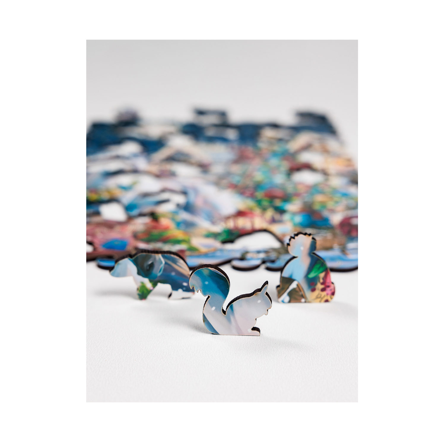 Деревянные пазлы Collection Animation Новогодний единорог, 100 деталей, 20х28,7 см, 7+