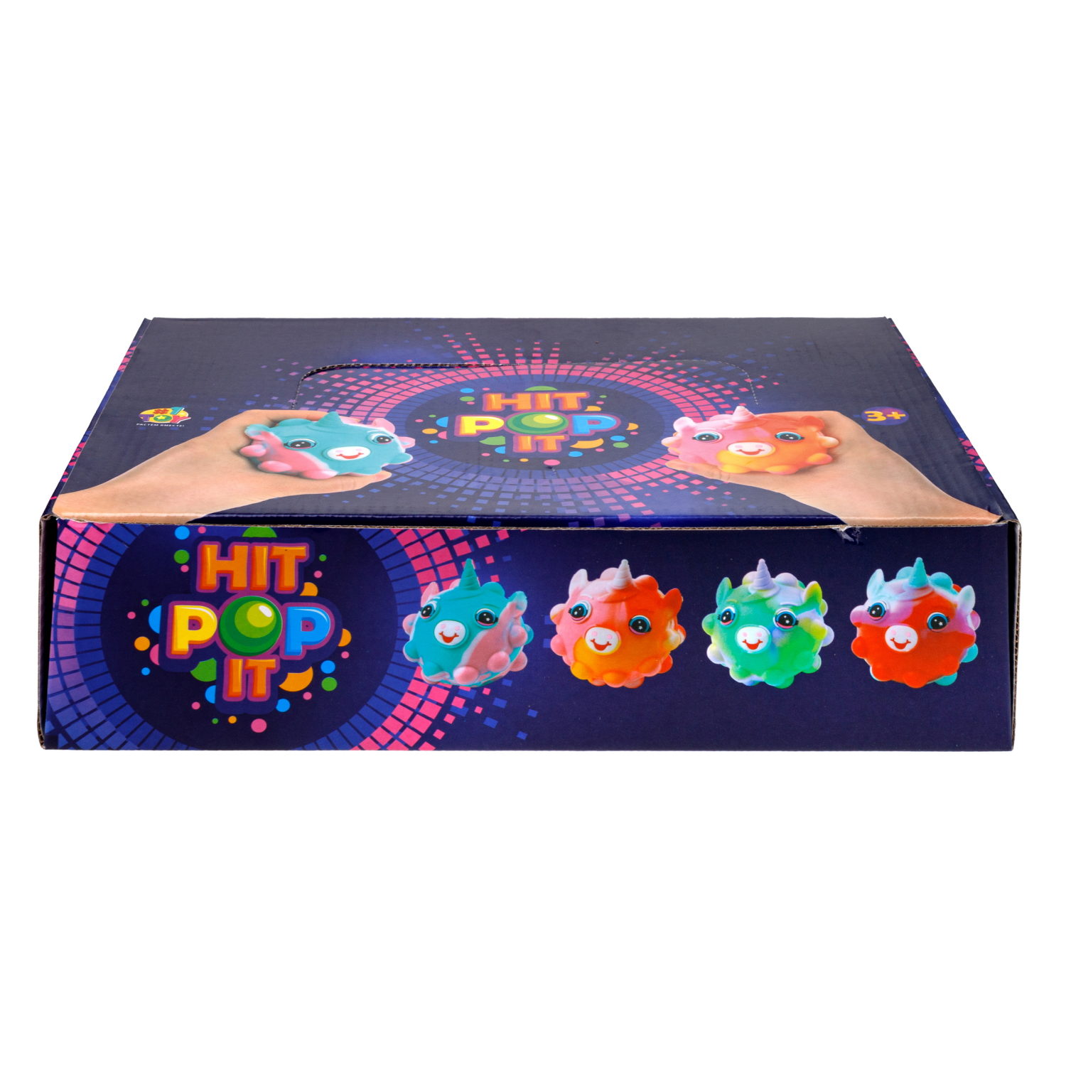 1TOY Жмяка Hit Pop It "Единорог" 7 см, 4 вида в ассортименте