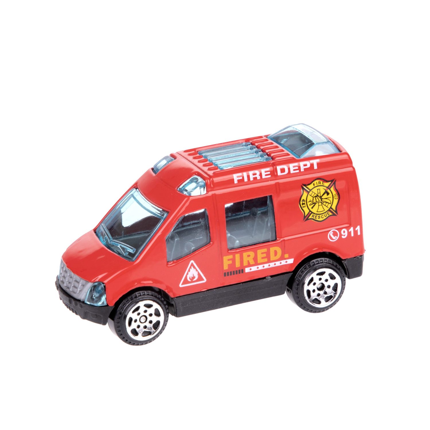 1toy Экстренные службы металлическая машинка 1:64 блистер, в ассорт. 12 шт.