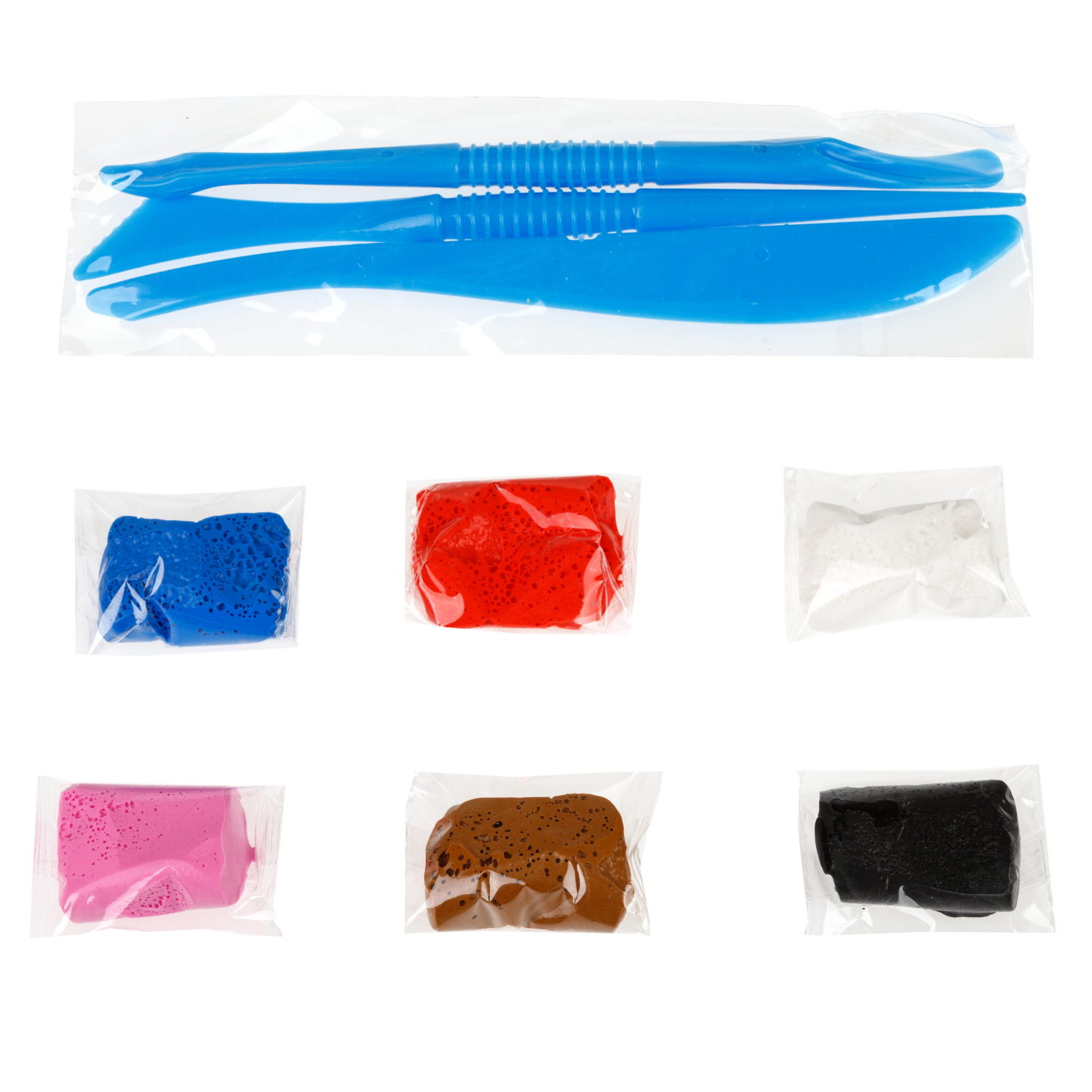 Набор Реконструктор "Спинозавр", скелет динозавра + лёгкий пластилин, 6 цветов