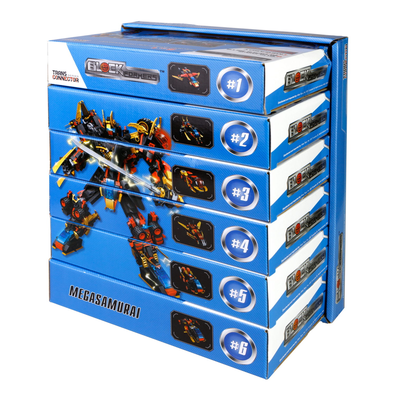 Конструктор  Трансформер BLOCKFORMERS  "Мегасамурай" Cерия TRANS CONNECTOR, 6 видов на выбор
