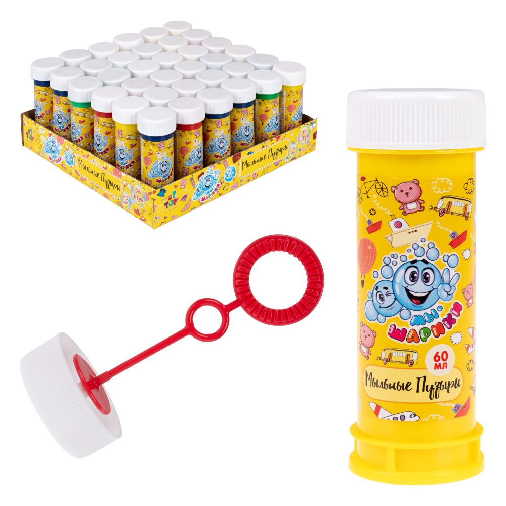 Мыльные пузыри 1TOY Мы-шарики!, 60 мл