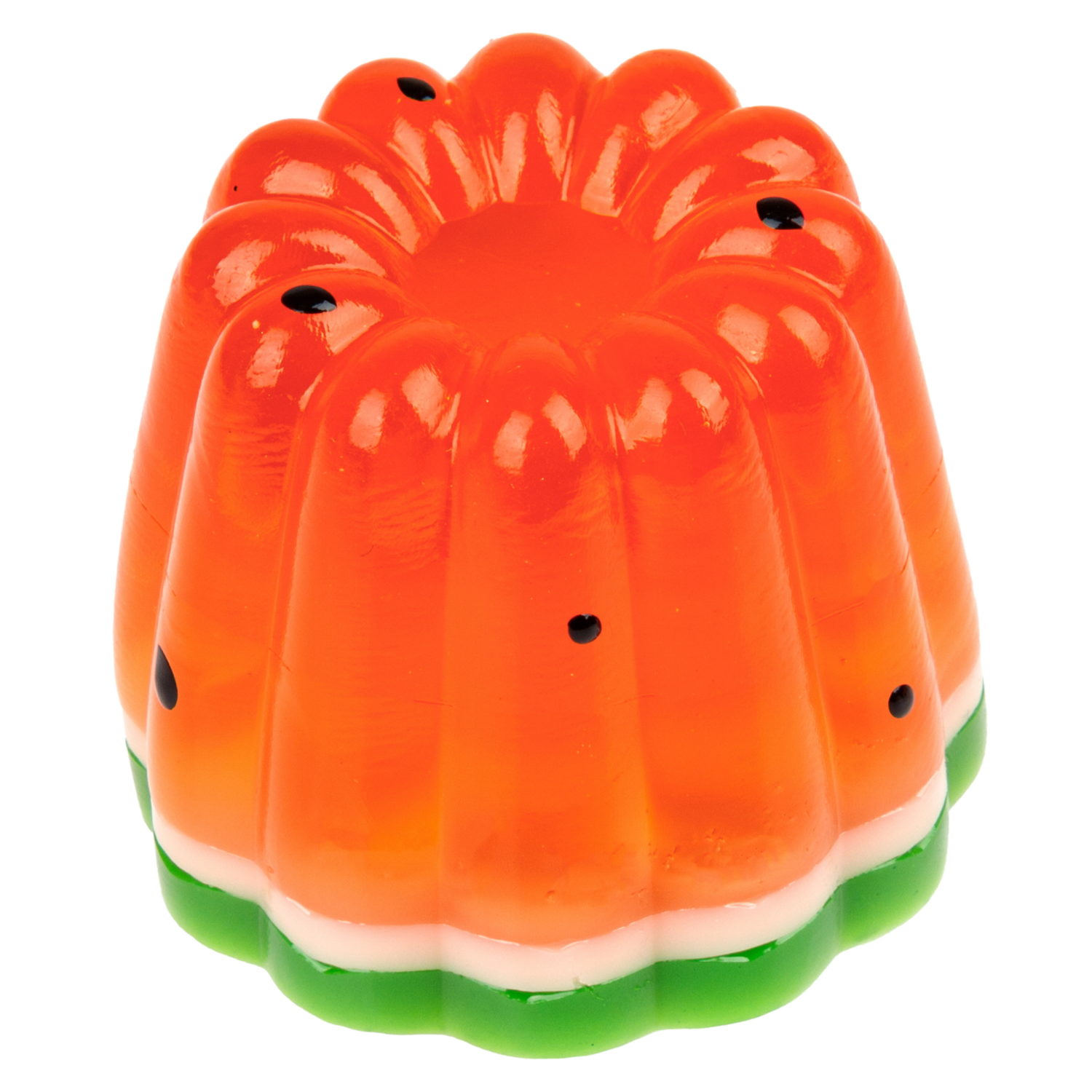 Игрушка-антистресс 1TOY Крутой замес Няшка-вкусняшка арбузный десерт, 7,5х7,5х5см