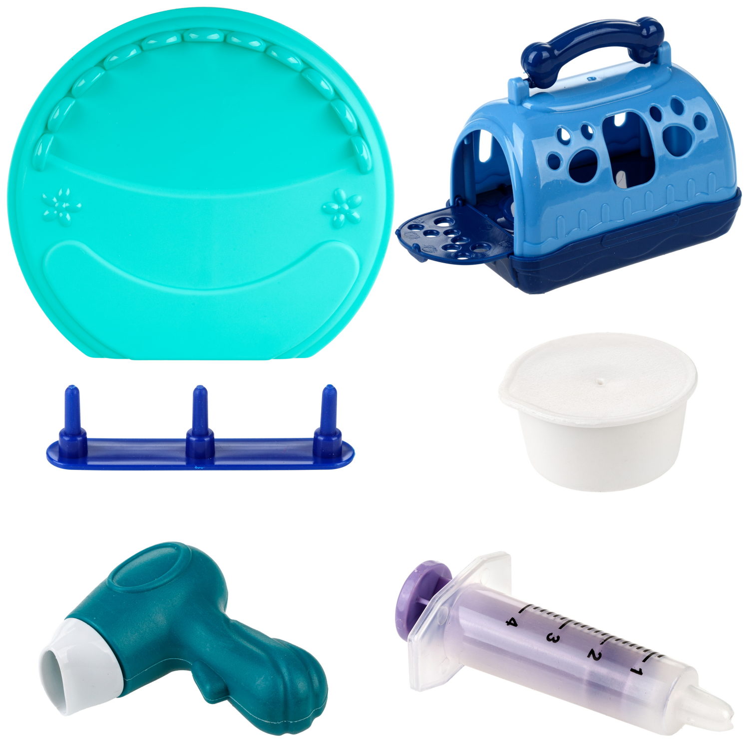 1TOY Модный стиль "Ветеринар" клиника игровой набор в сумке, 26 предметов