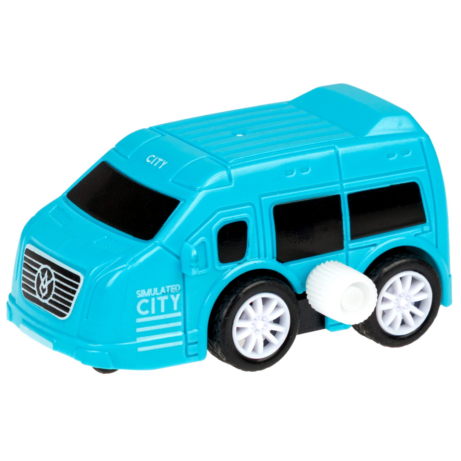 Игровой набор 1TOY Пазл-трек "Мегаполис" с машинкой, 4 вида, 10 деталей