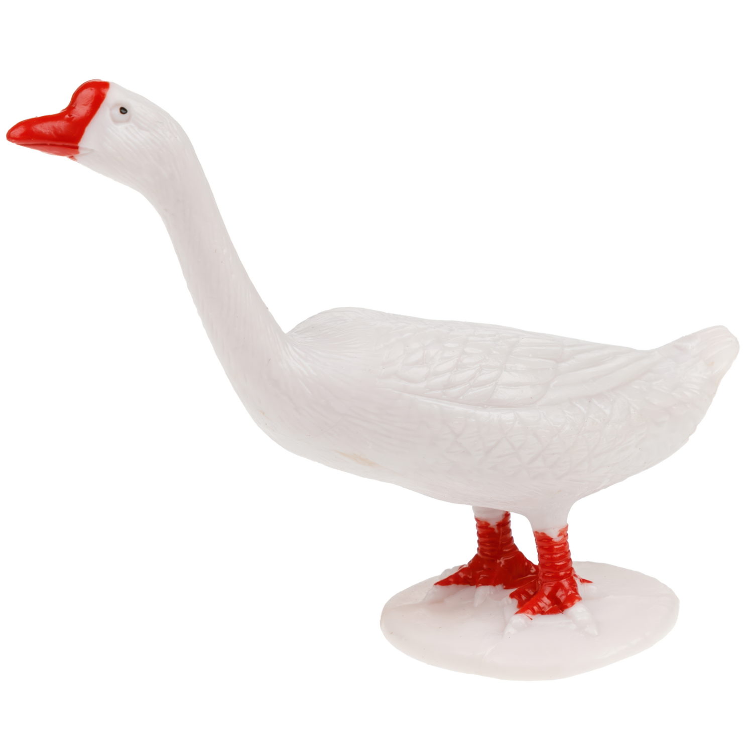 Фигурки животных 1TOY "В мире животных", игровой набор ферма: петух, курица, гуси, индейка, 5 шт.,  4-8 см