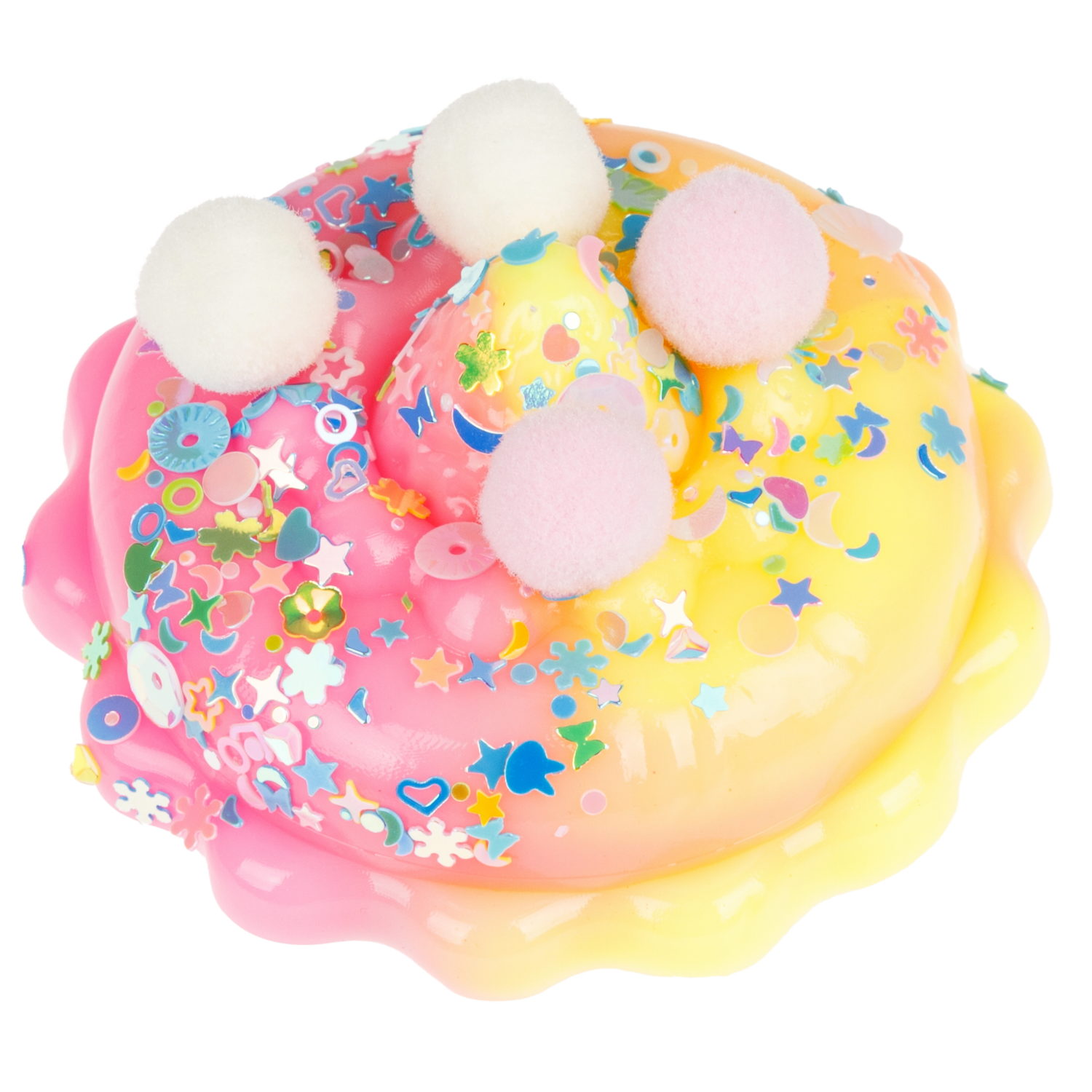 Антистресс-игрушка 1TOY Крутой замес Няшка-вкусняшка Пирожное, в ассортименте, 6х6х3 см