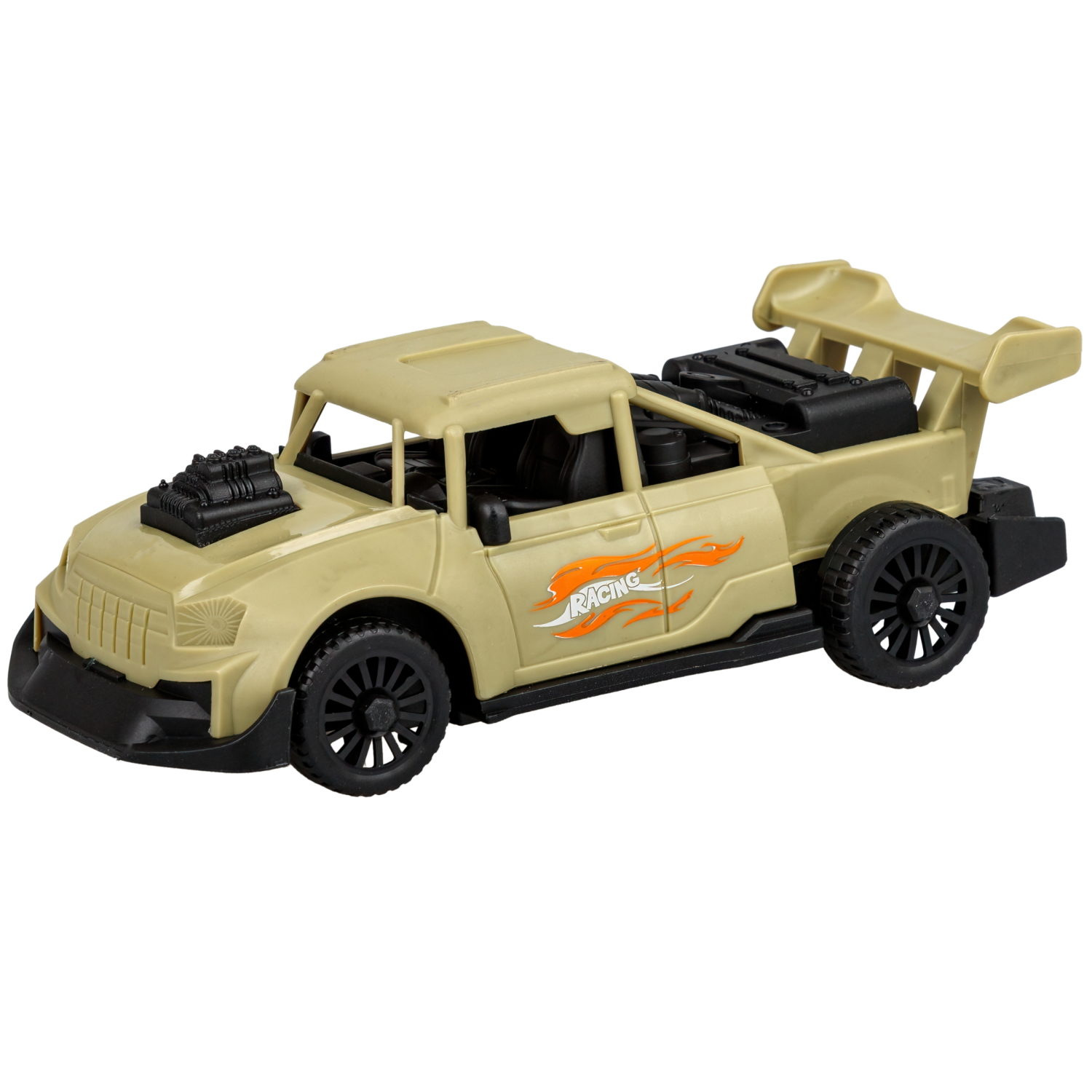 Машинка на пульте управления 1TOY Драйв Спорткар, 1:35, 27 МГц, 2 канала, синяя/коричневая