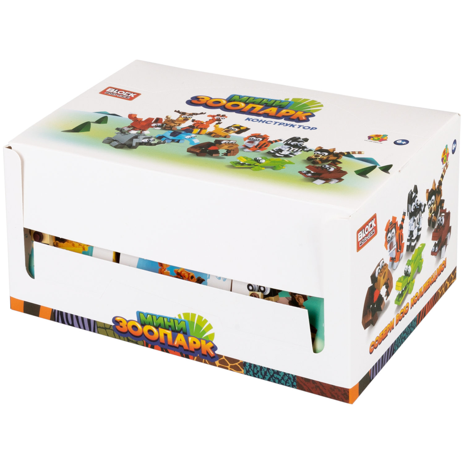 1Toy Blockformers "Мини зоопарк", в ассортименте 12 видов