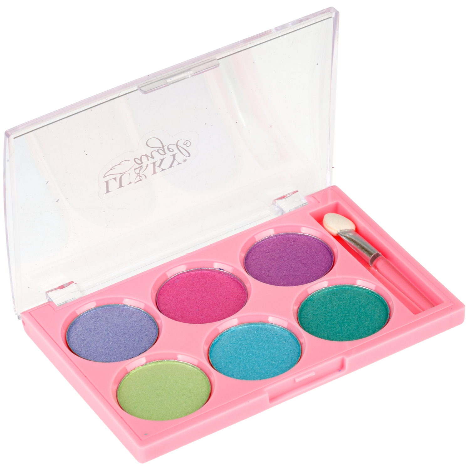 Тени для век детские пудровые Lukky Angel «Неон», 6 цветов, 7,8 г