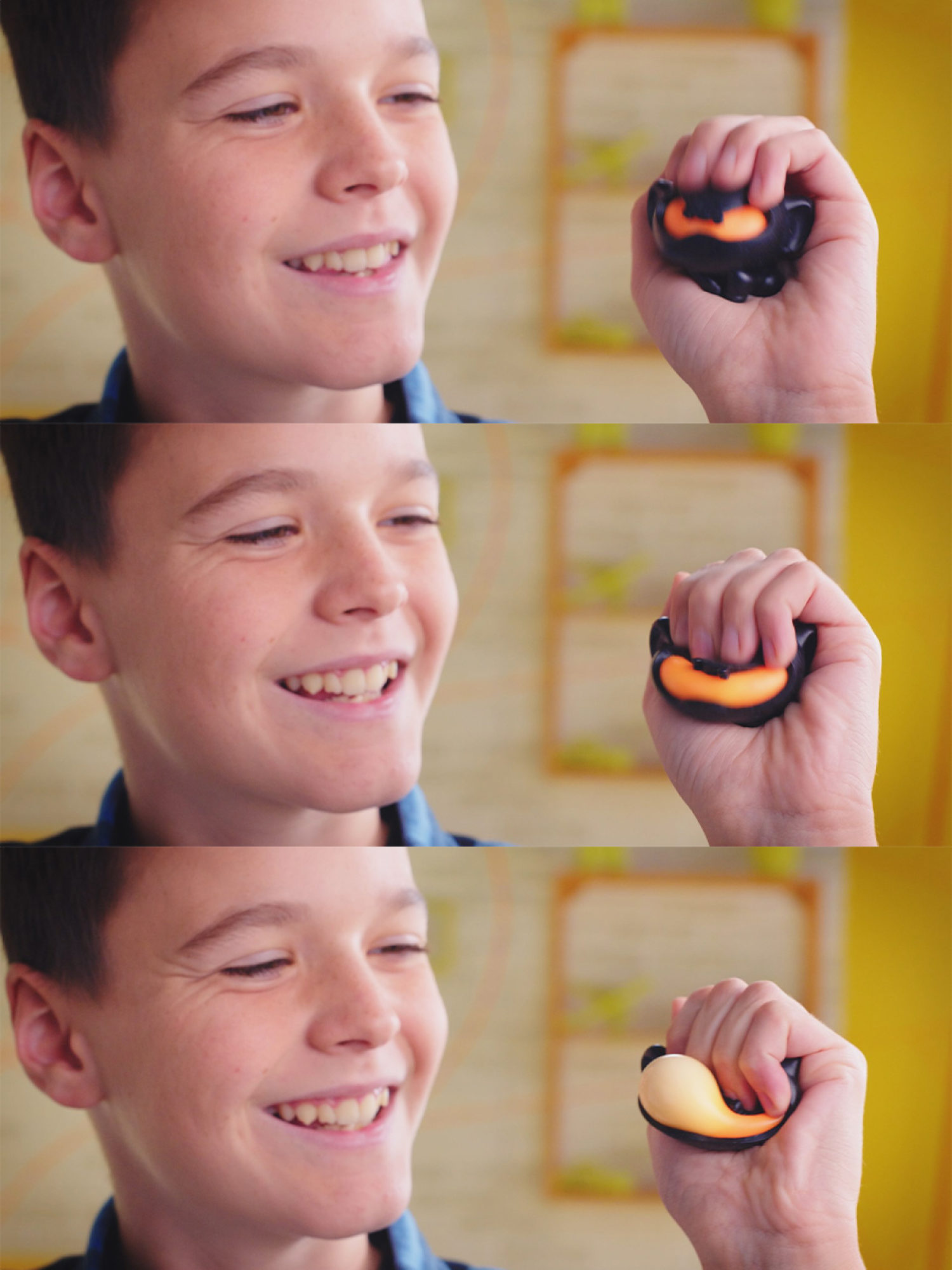 Игрушка-сюрприз 1TOY MONSTER BALL Крутой замес, антистресс, тянущиеся фигурки с шаром внутри, сквиши, 1 шт.