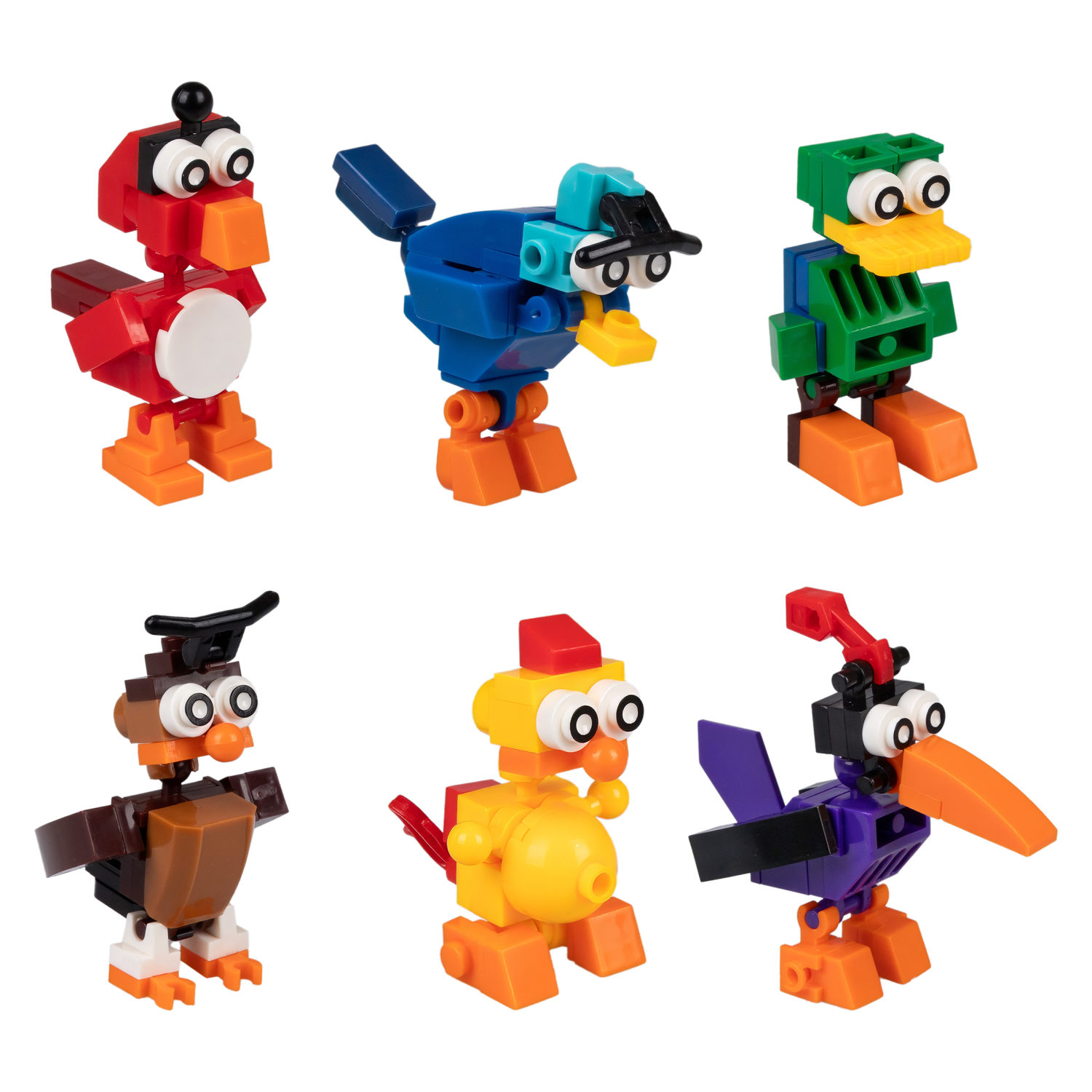 1Toy Blockformers "Птички", в ассортименте 6 видов