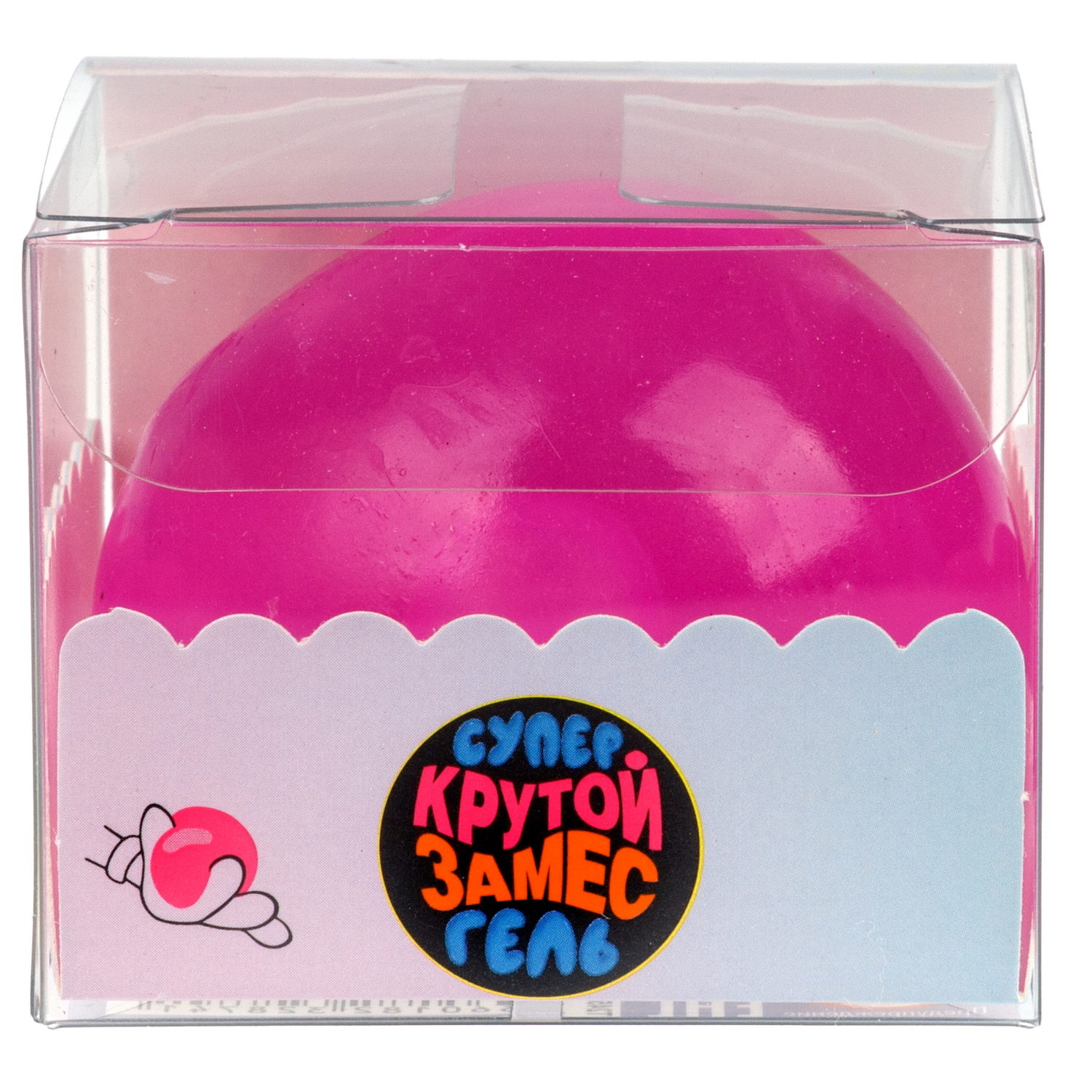 1toy Крутой замес Супергель шар матовый, 6 цветов в ассортименте, 6 см