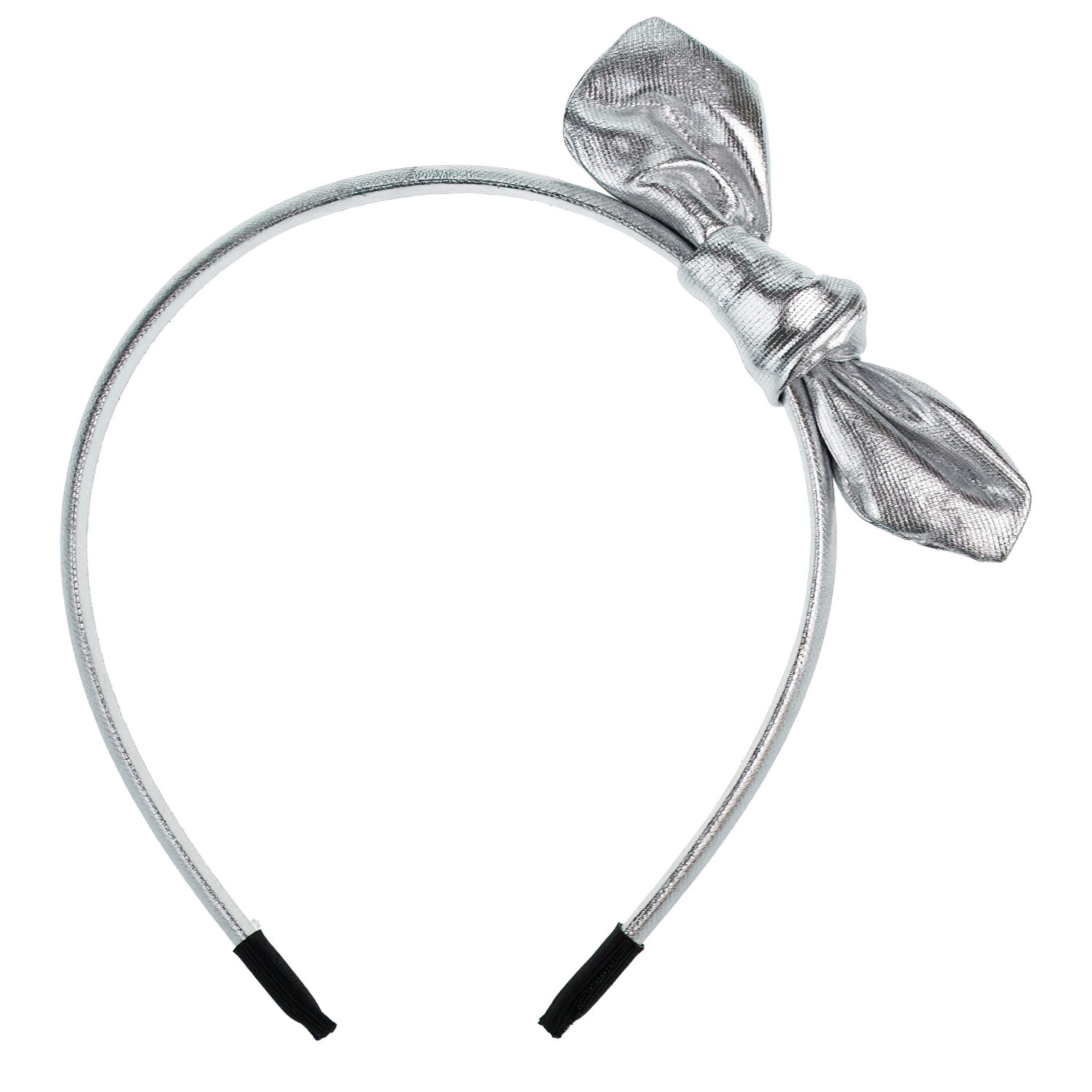 Lukky Fashion набор из 2 ободков с бантиком эффект под кожу "Металлик"