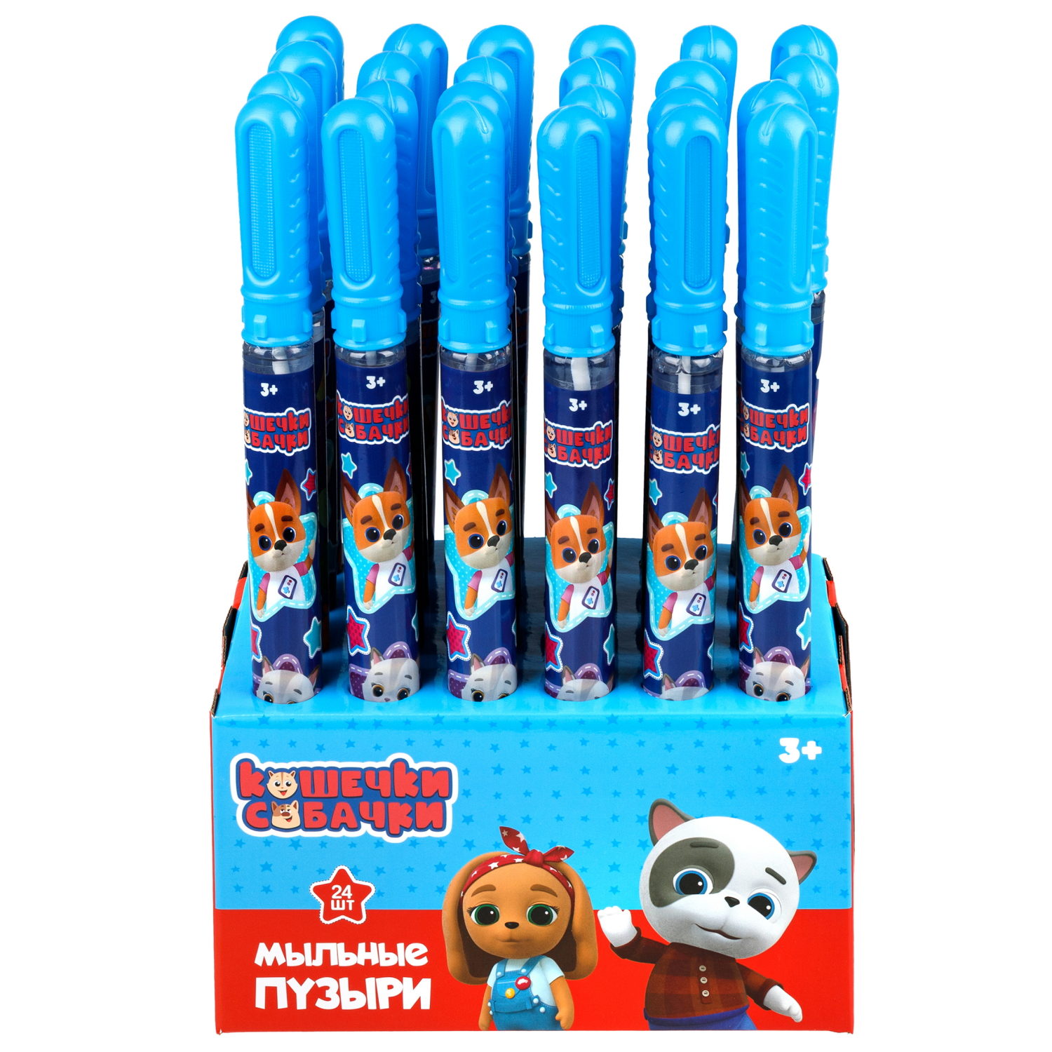 1TOY Кошечки-собачки, мыльные пузыри, 120 мл