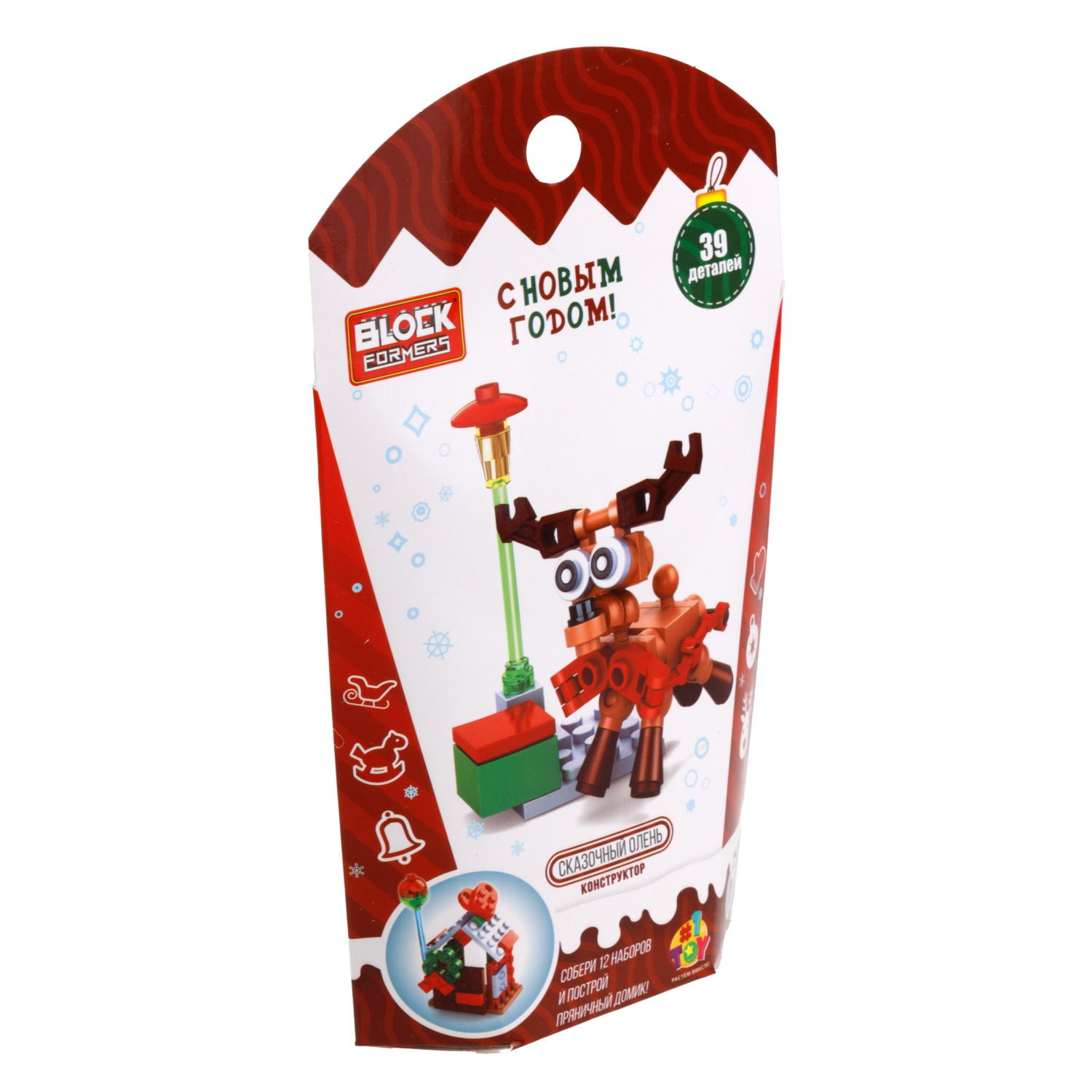 1Toy конструктор Blockformers "Новый год", 12 видов в ассортименте