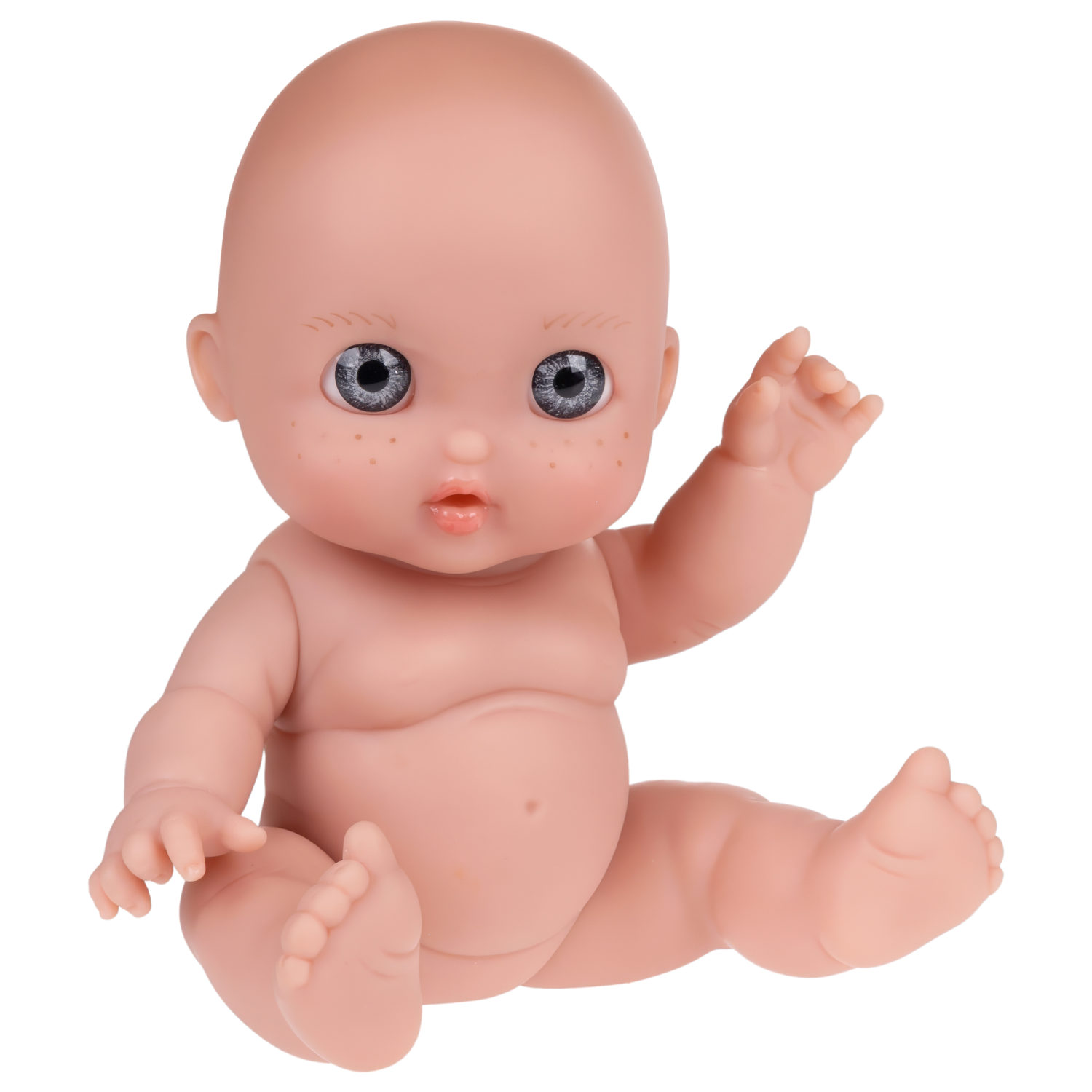 Испанская кукла для девочки reborn Arias пупс мальчик, виниловый, силиконовый, 17 см