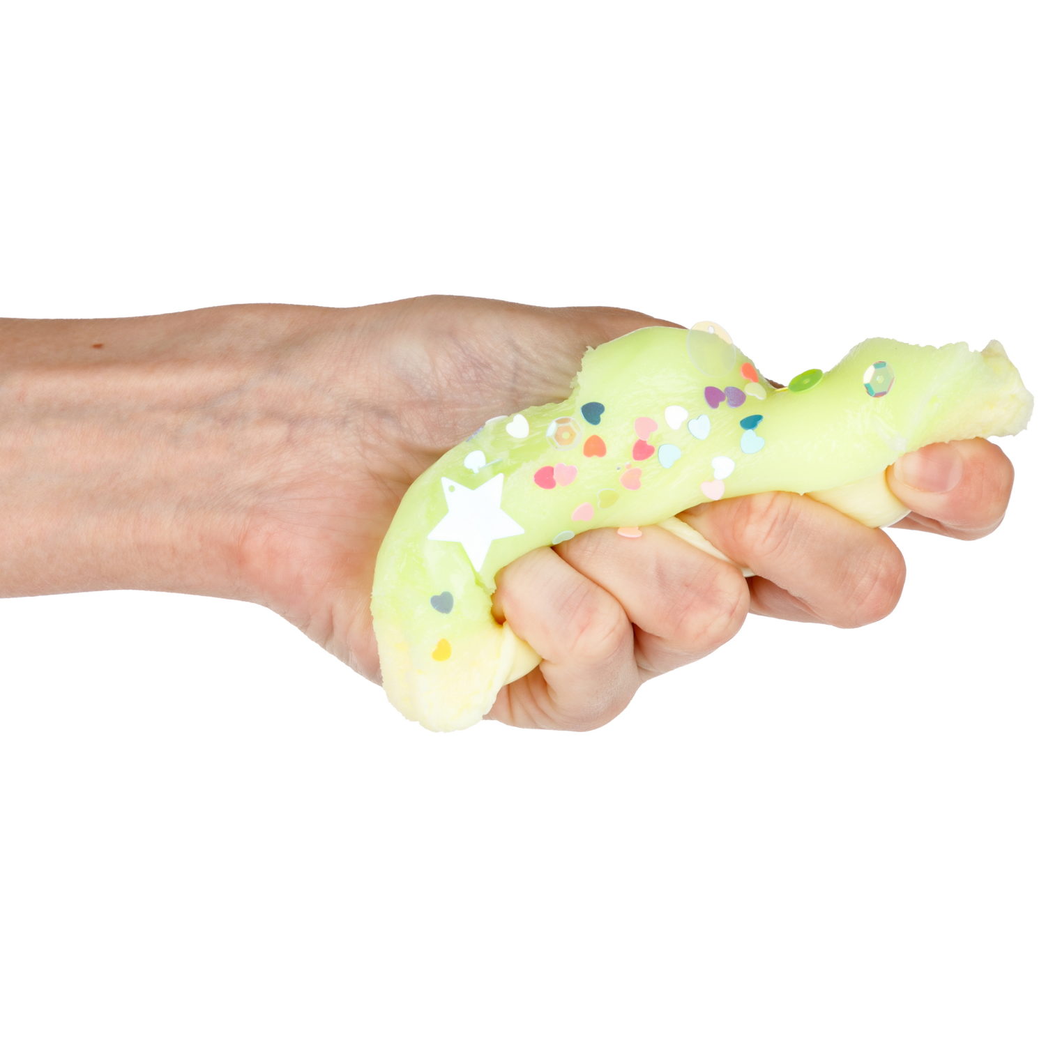 Игрушка-антистресс 1TOY Крутой замес «Няшка-вкусняшка», «Чизкейк с посыпкой», с колокольчиком, зеленый