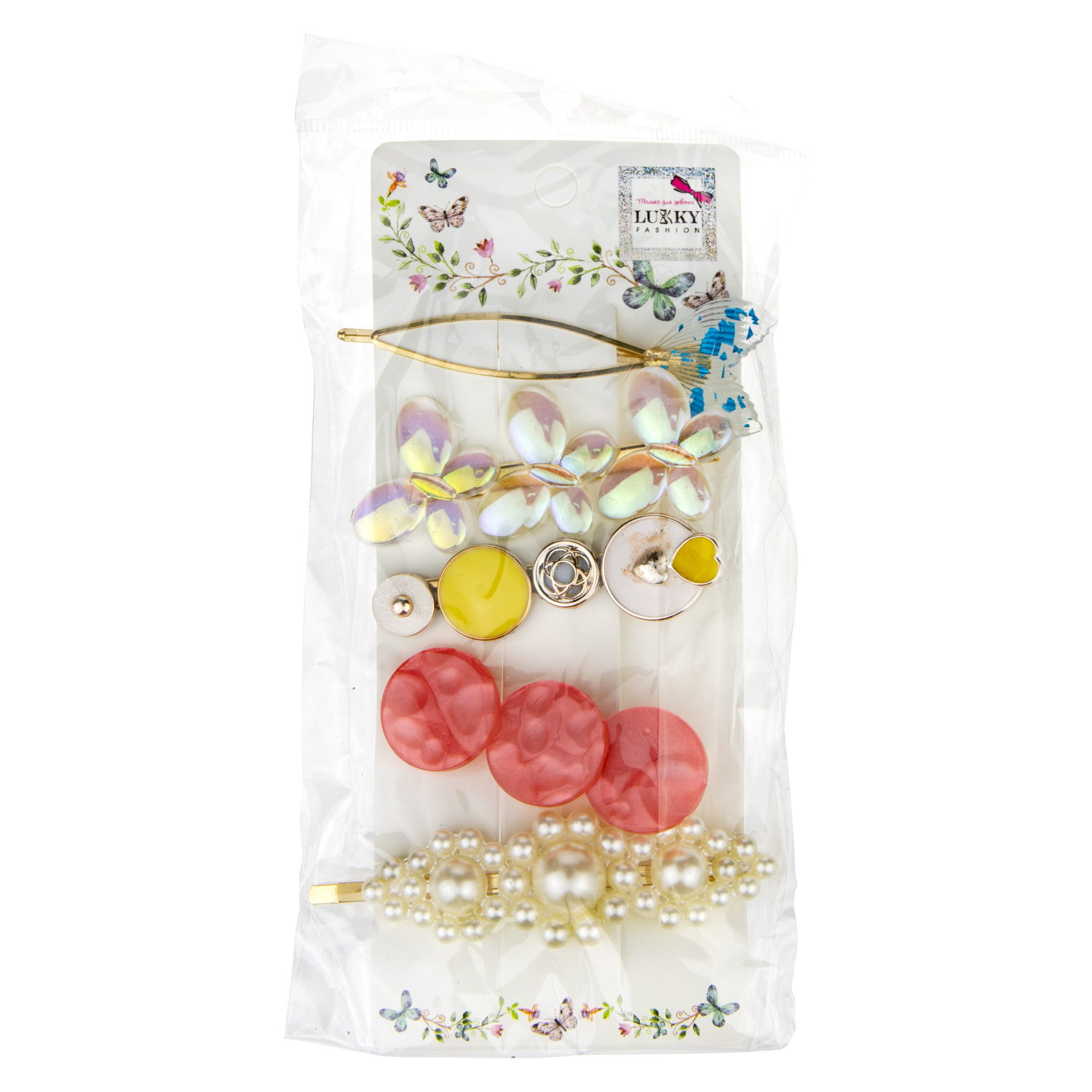Lukky Fashion набор из 5ти заколок